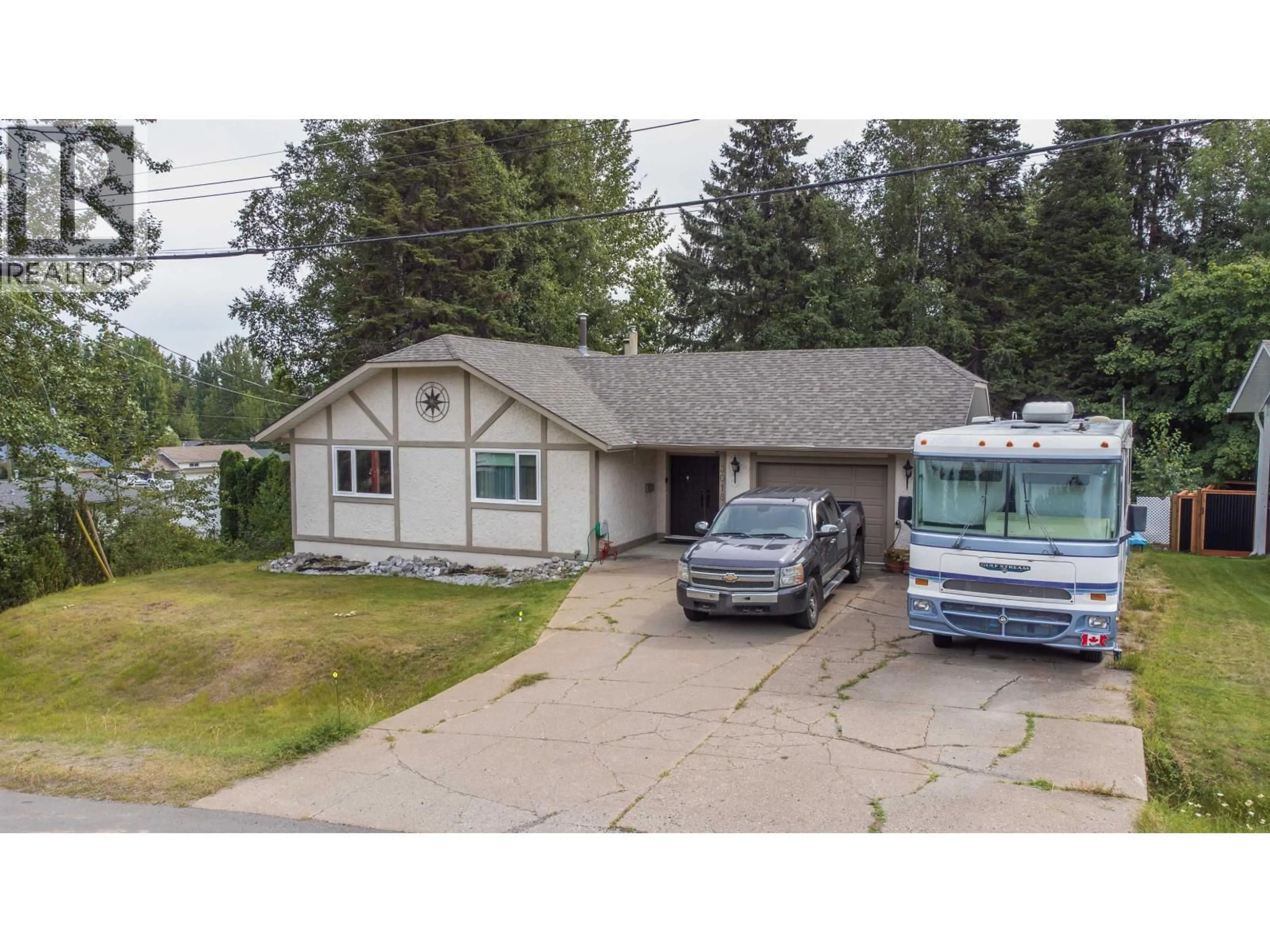 A pic from outside/outdoor area/front of a property/back of a property/a pic from drone, street for 3018 GLADE ROAD, Prince George British Columbia V2K4C3