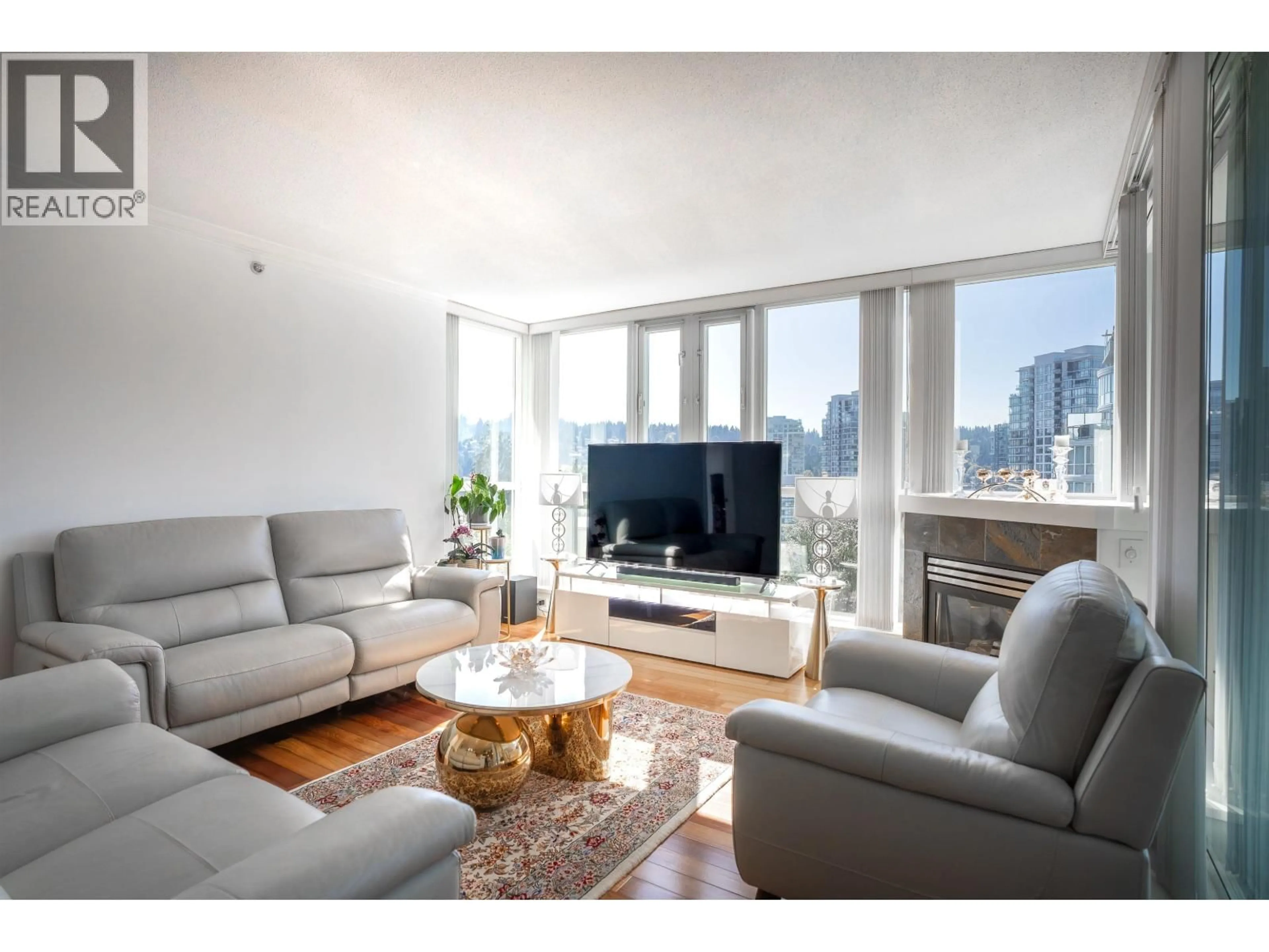 Living room with furniture, unknown for 1403 - 235 GUILDFORD WAY, Port Moody British Columbia V3H5L8