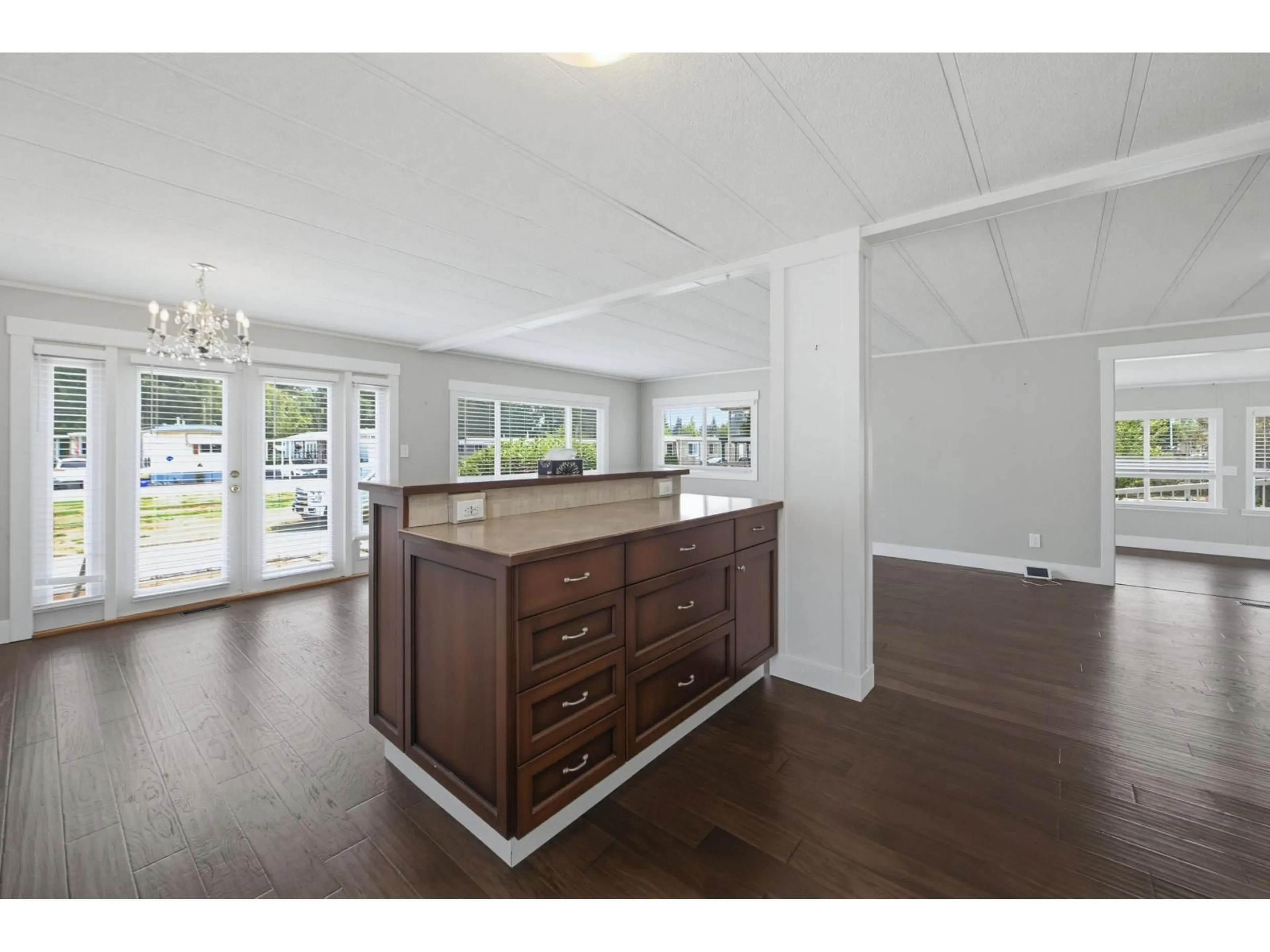 Open concept kitchen, wood/laminate floor for 12 - 4426 232 STREET, Langley British Columbia V2Z2S2