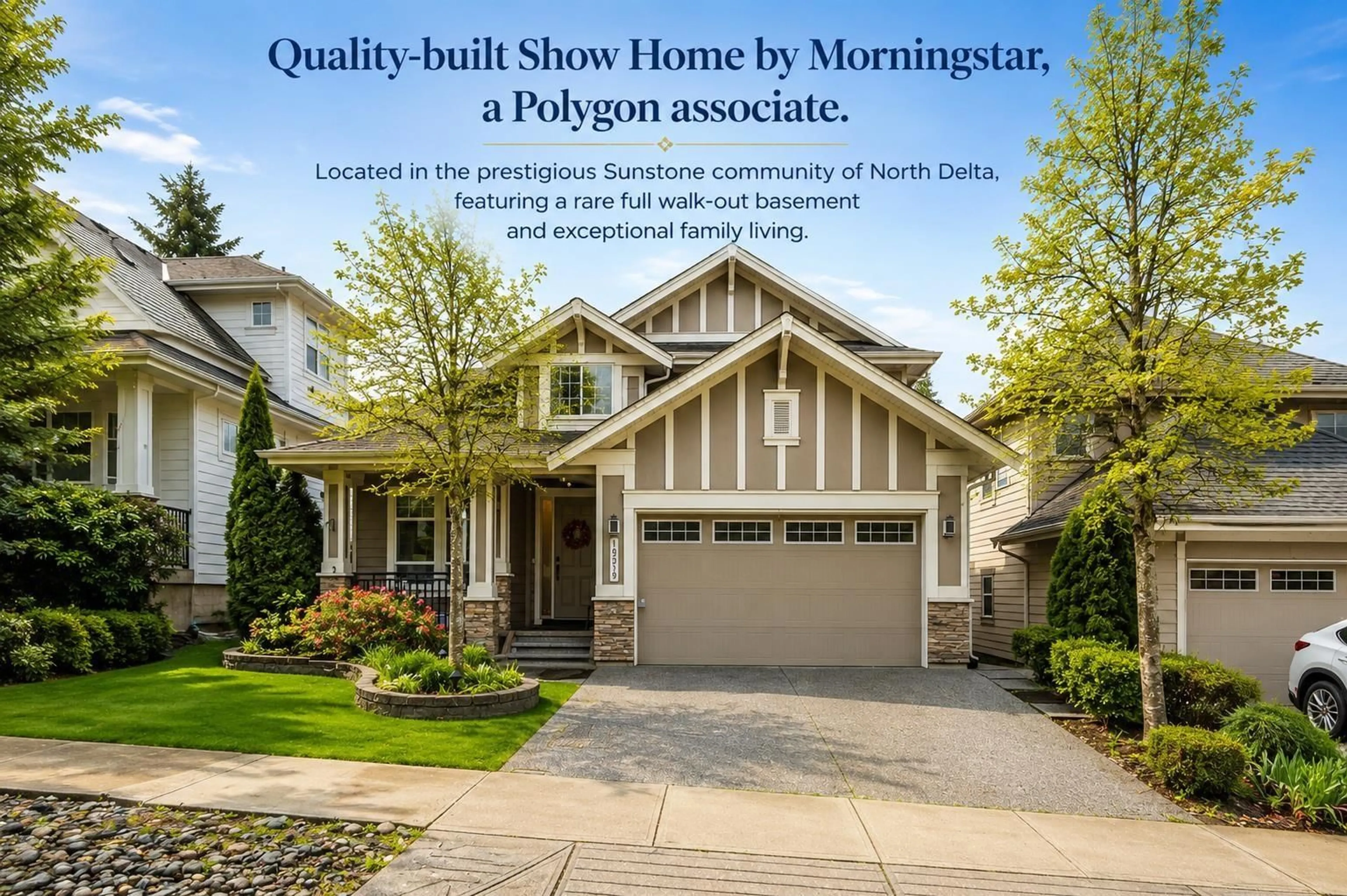 Home with vinyl exterior material, street for 10519 MODESTO PLACE, Delta British Columbia V4C0B2