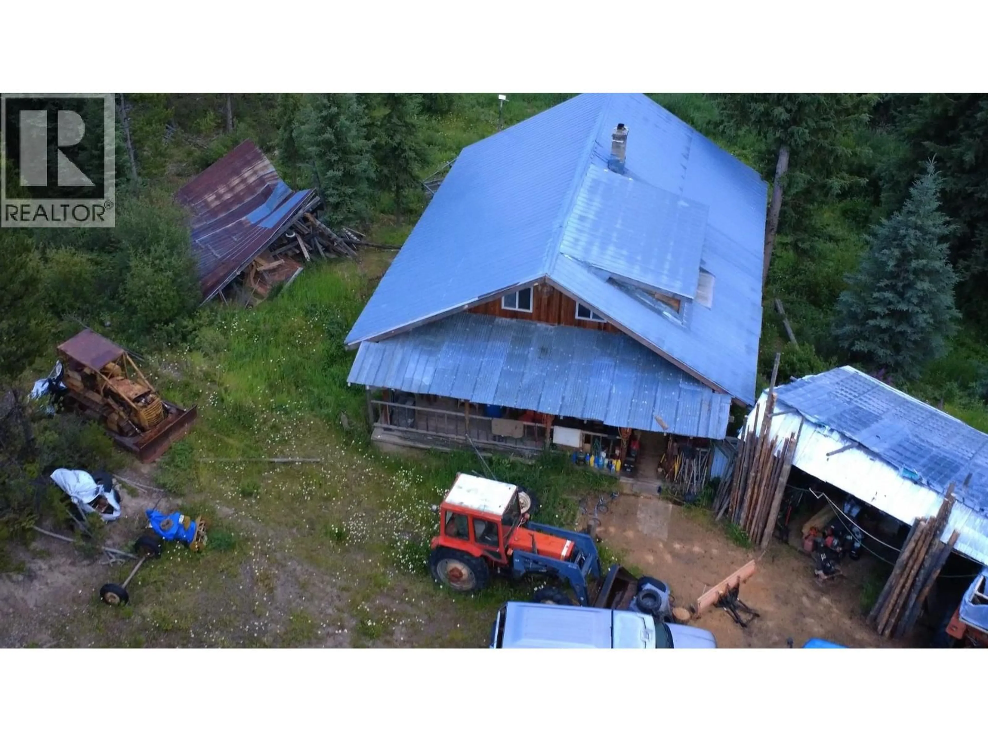 A pic from outside/outdoor area/front of a property/back of a property/a pic from drone, building for 8351 TZENZAICUT LAKE FOREST SERVICE ROAD, Quesnel British Columbia V2J3H9