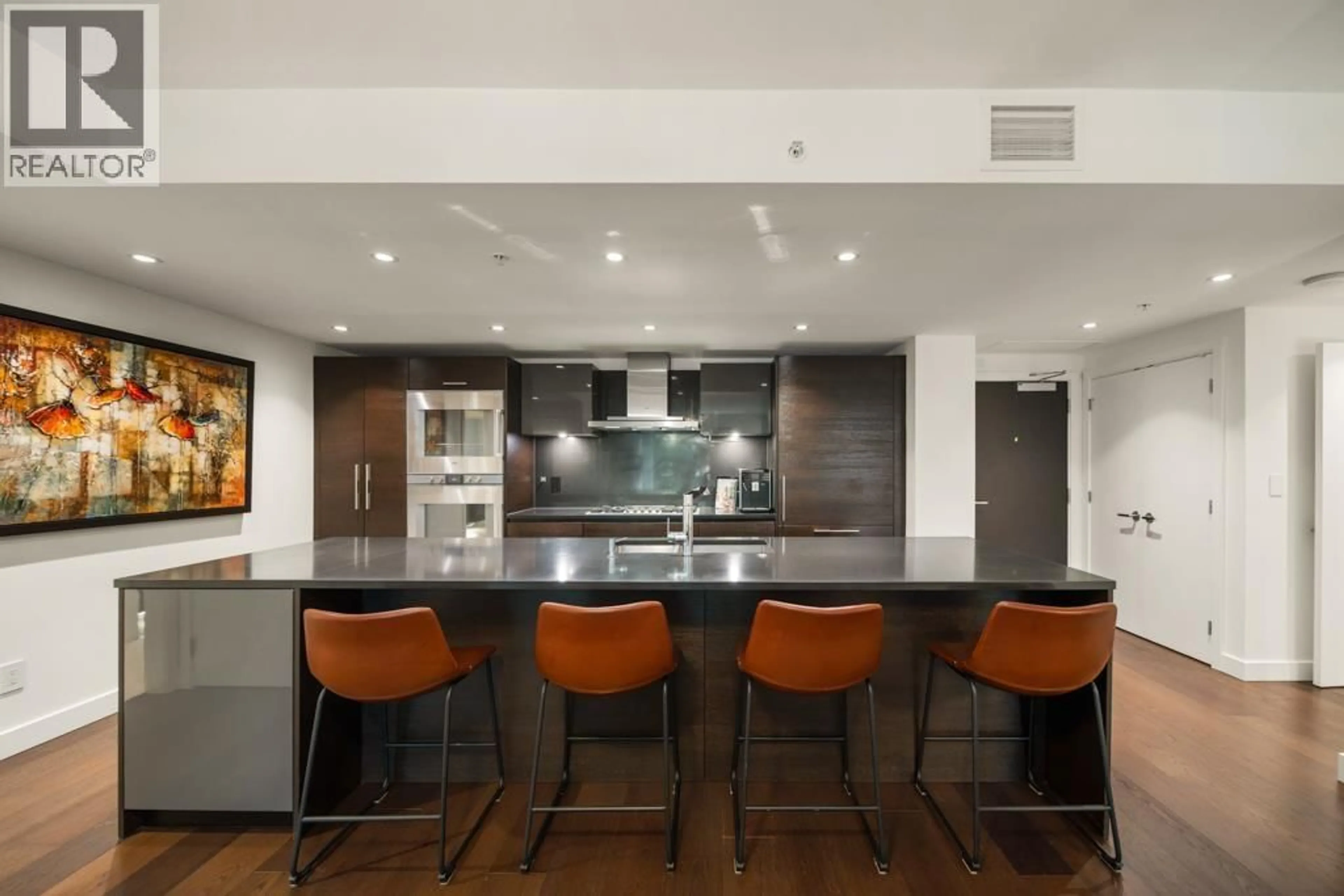 Contemporary kitchen, ceramic/tile floor for 702 - 7228 ADERA STREET, Vancouver British Columbia V6P0H8