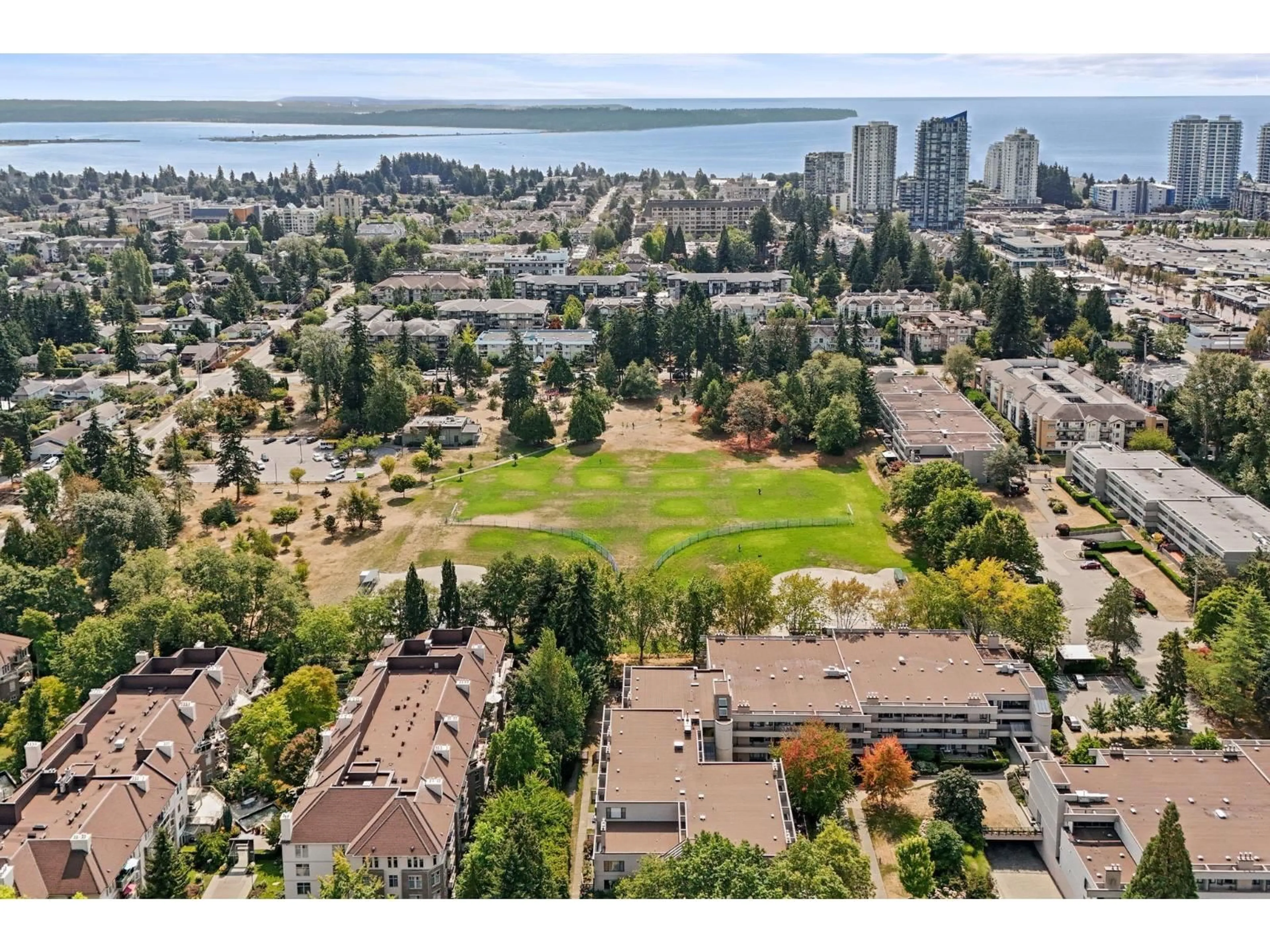 A pic from outside/outdoor area/front of a property/back of a property/a pic from drone, water/lake/river/ocean view for 212 - 15313 19 AVENUE, Surrey British Columbia V4A1X6