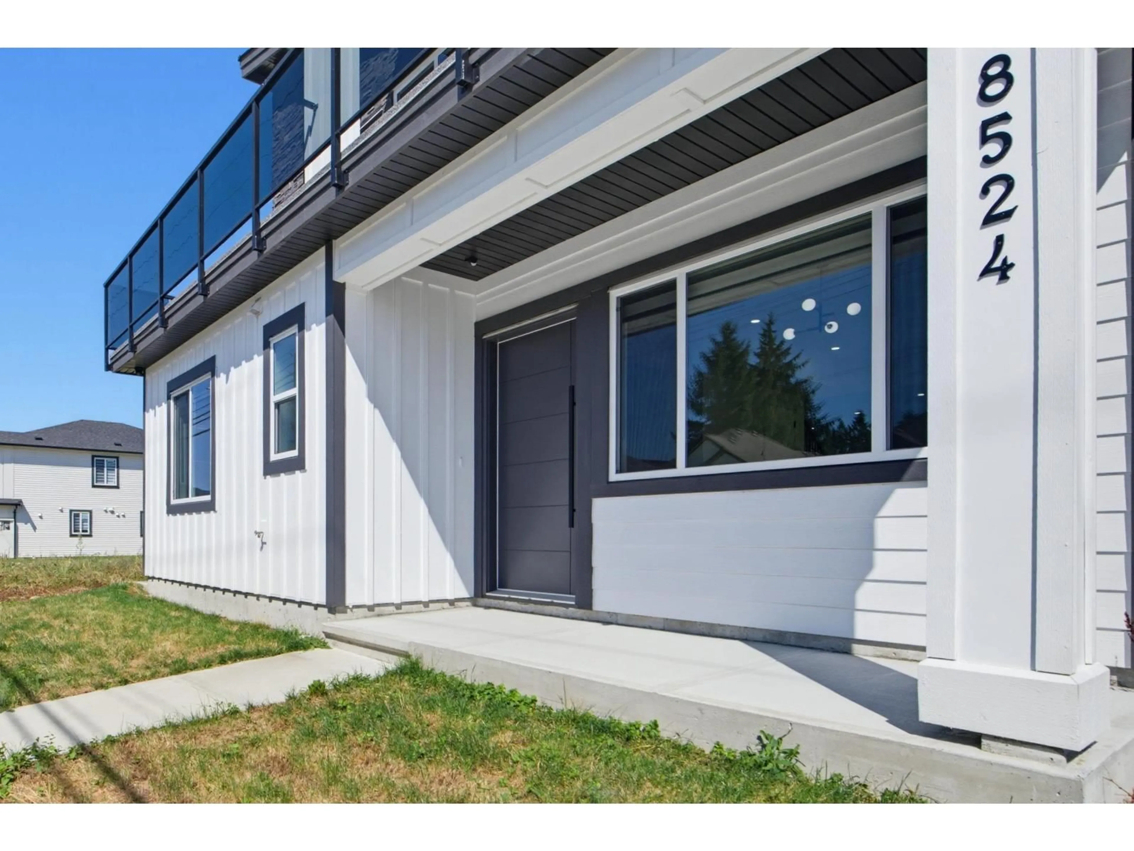 Home with vinyl exterior material, street for 8524 CEDAR STREET, Mission British Columbia V2S1A1