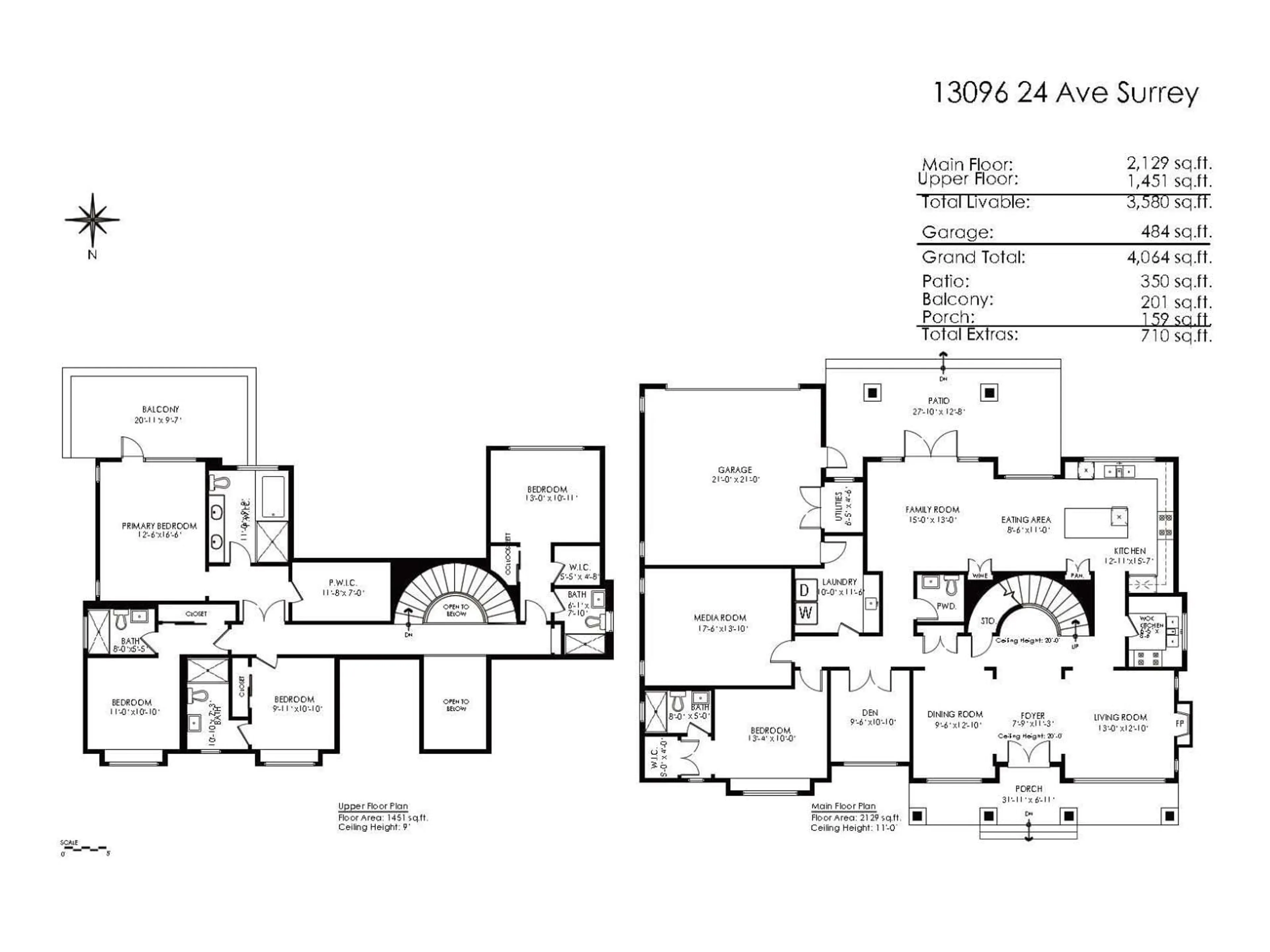 Floor plan for 13096 24 AVENUE, Surrey British Columbia V4A2G1