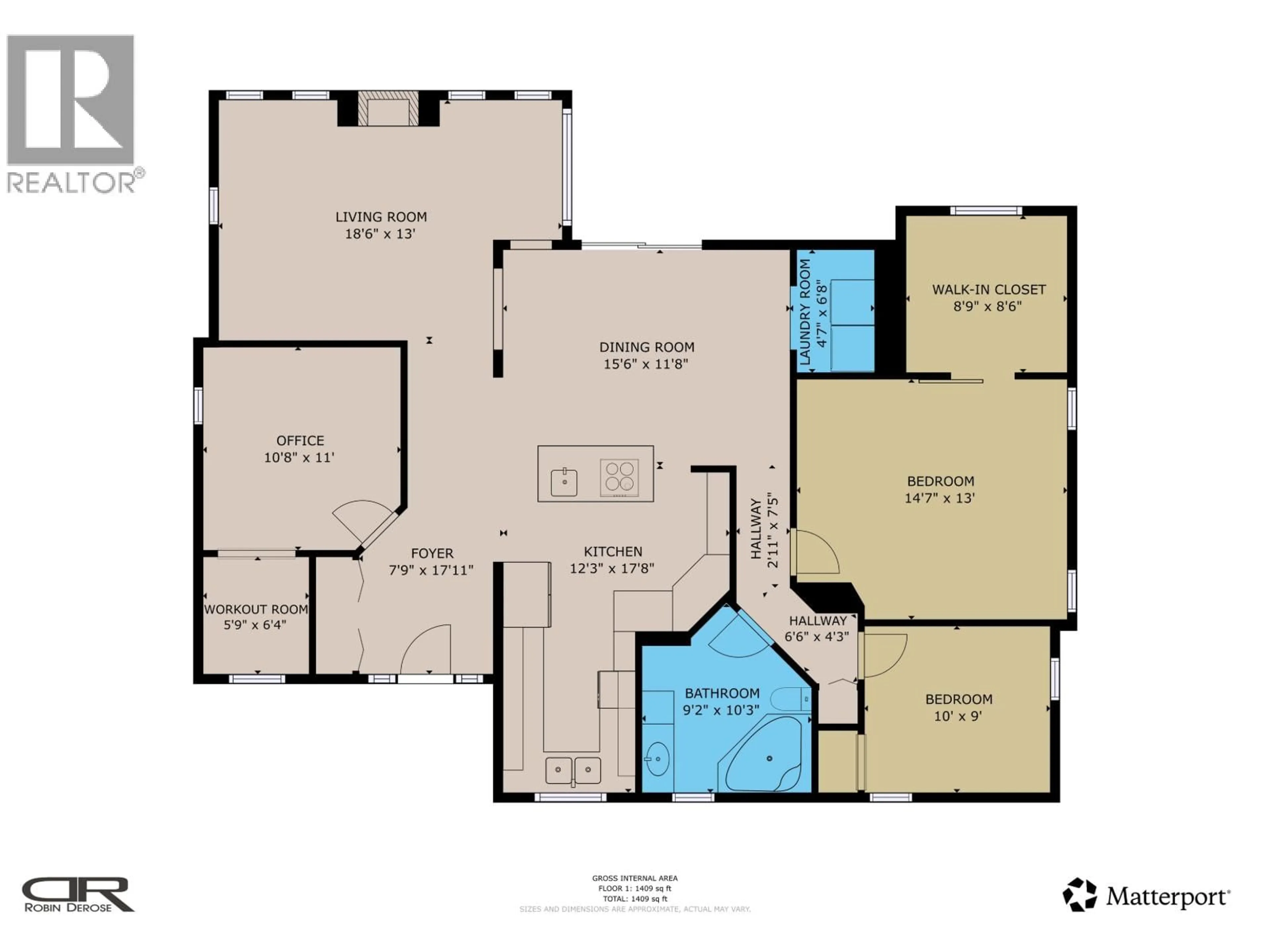 Floor plan for 9207 108 AVENUE, Fort St. John British Columbia V1J2P7