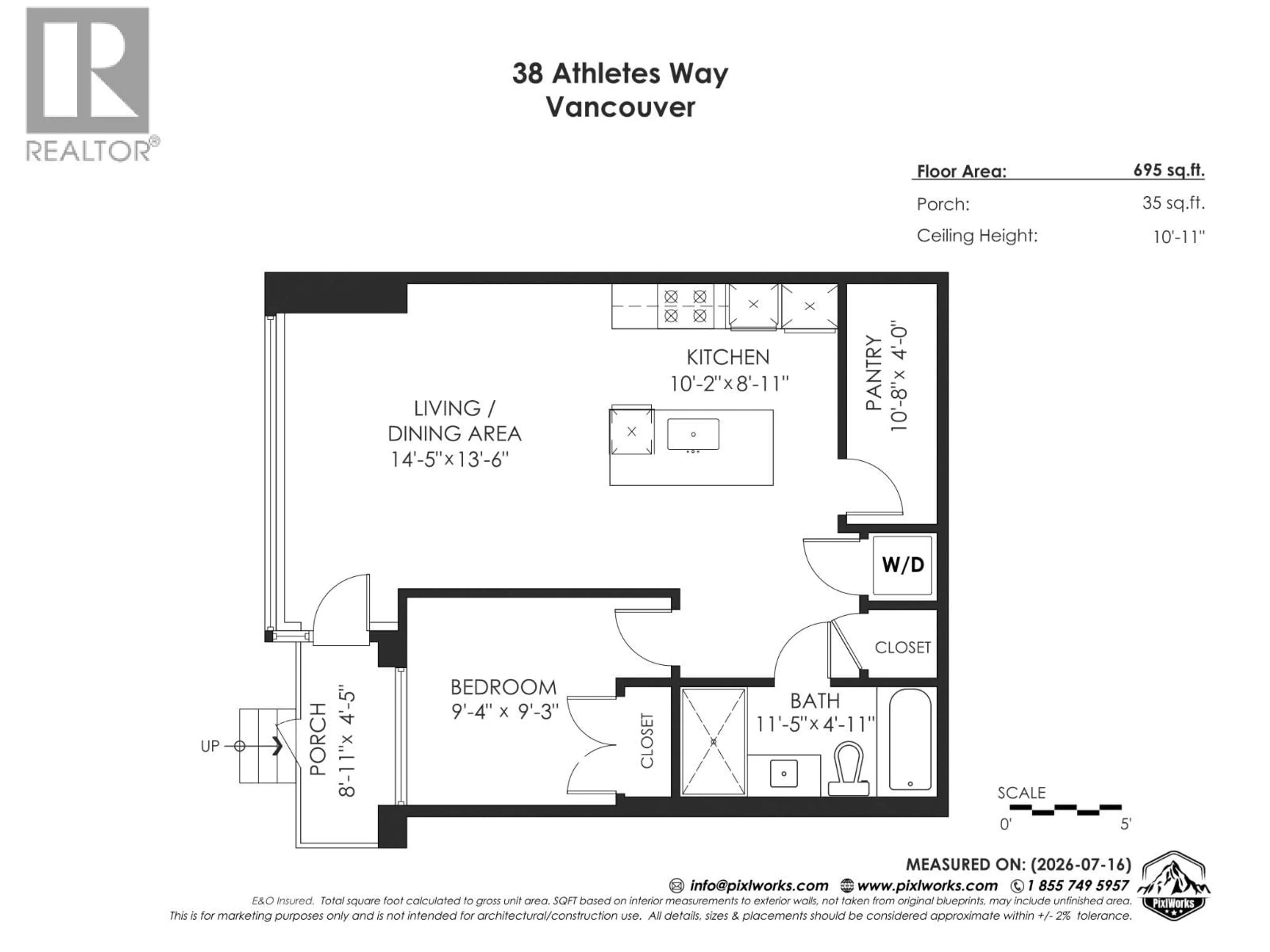Floor plan for 38 ATHLETES WAY, Vancouver British Columbia V5Y0B5