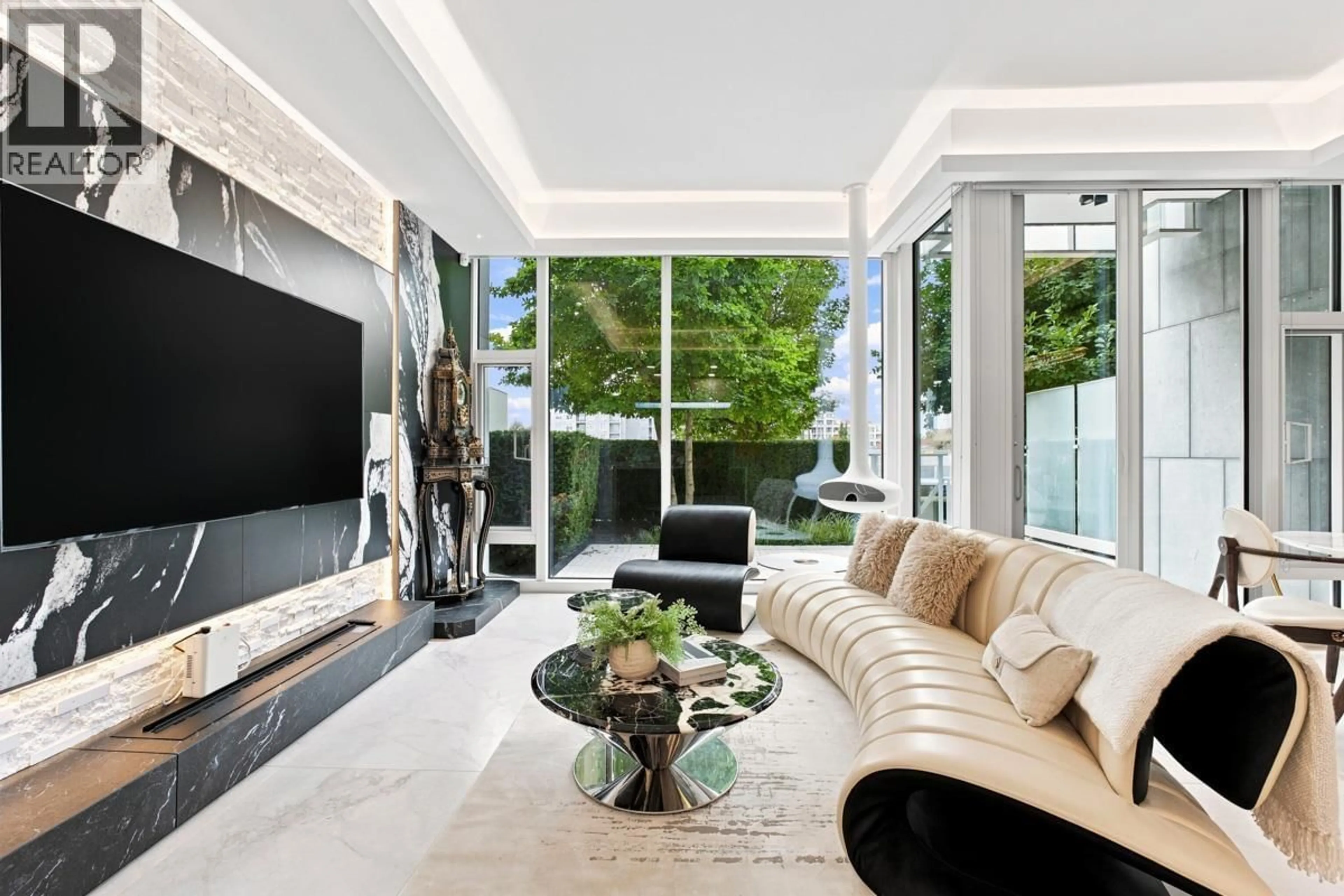 Living room with furniture, unknown for 207 - 5177 BRIGHOUSE WAY, Richmond British Columbia V7C0A7