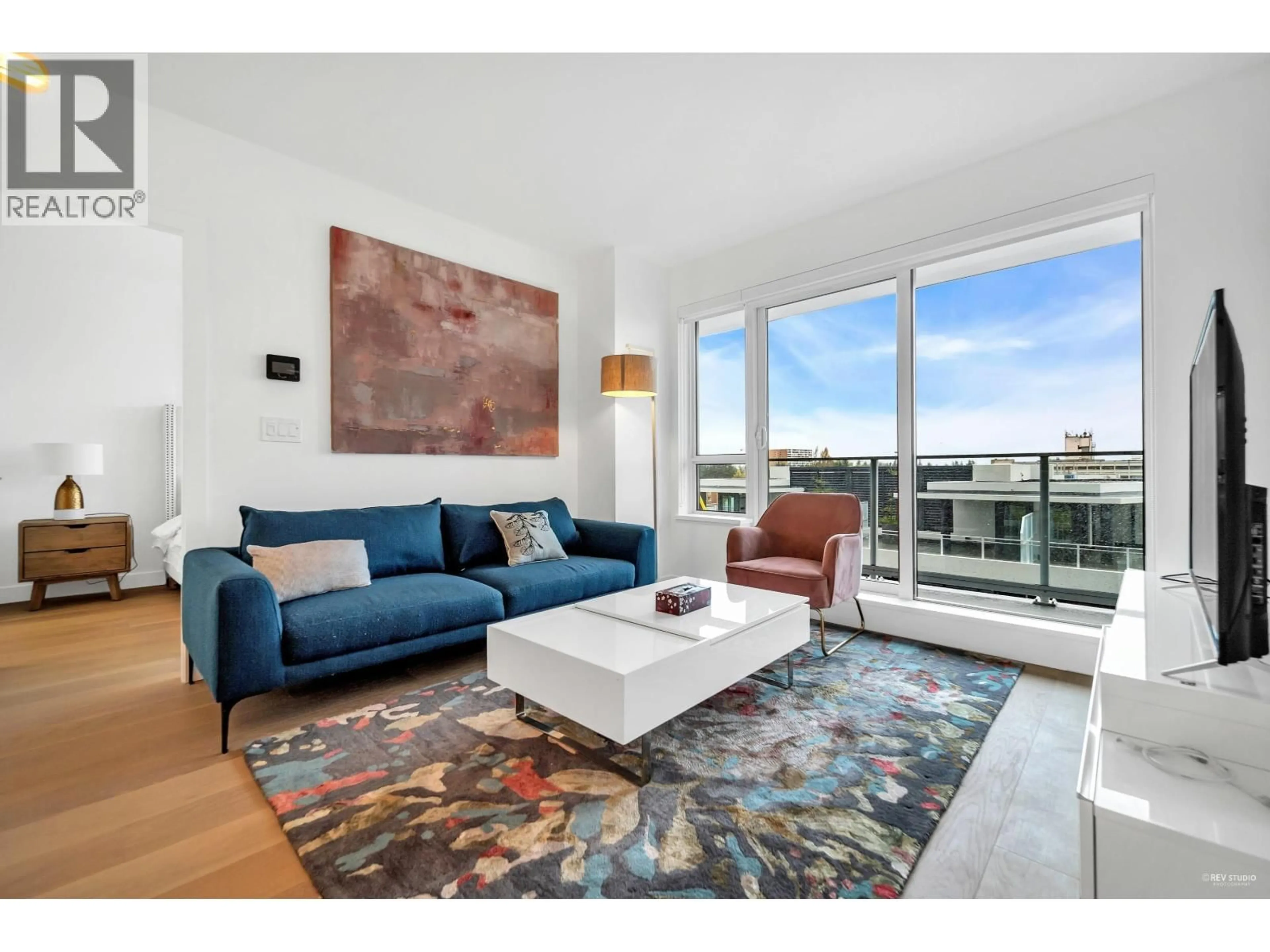 Living room with furniture, unknown for 811 - 5788 GILBERT ROAD, Richmond British Columbia V7C0G1