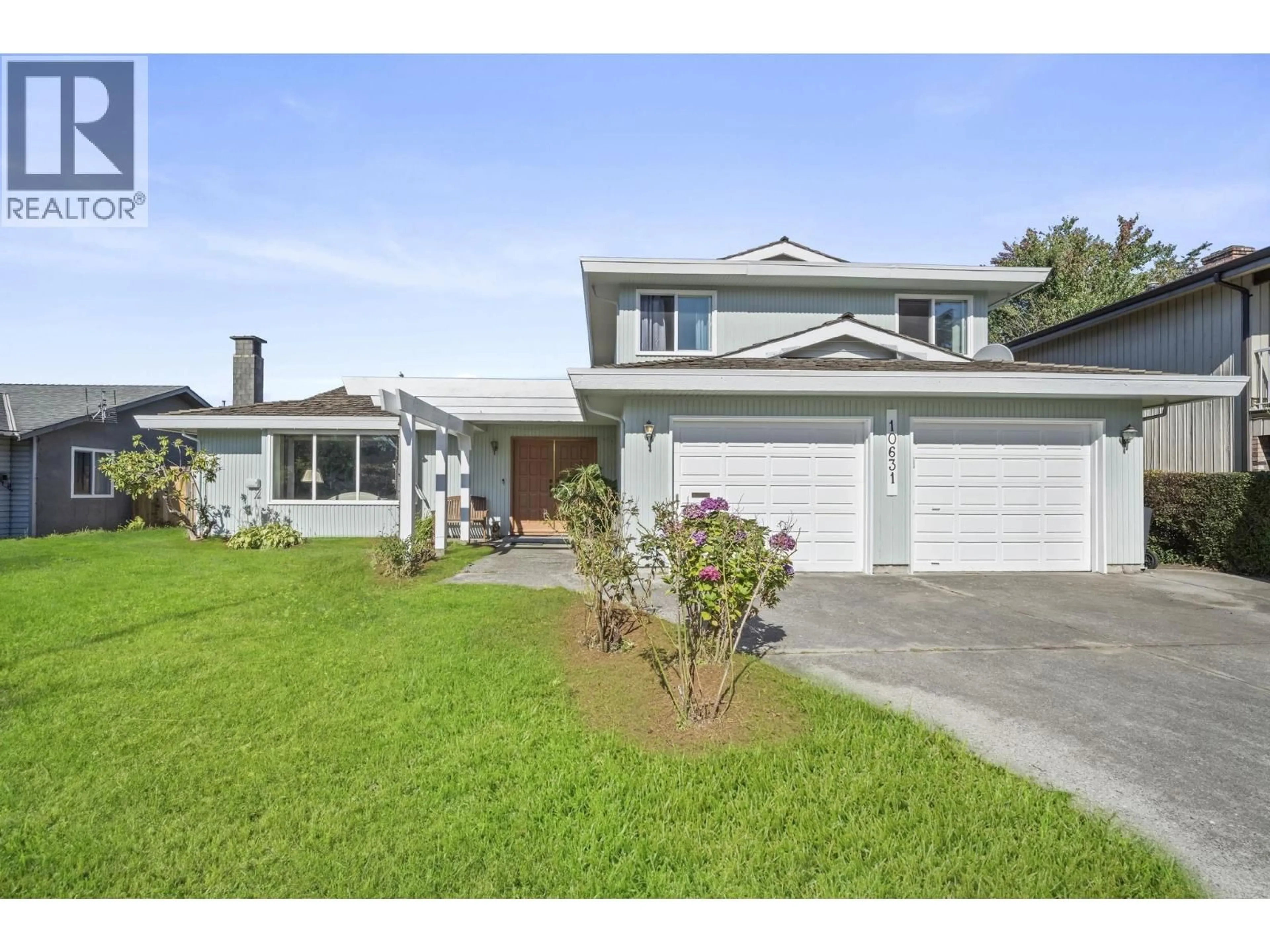 Home with vinyl exterior material, street for 10631 TREPASSEY DRIVE, Richmond British Columbia V7E4K8