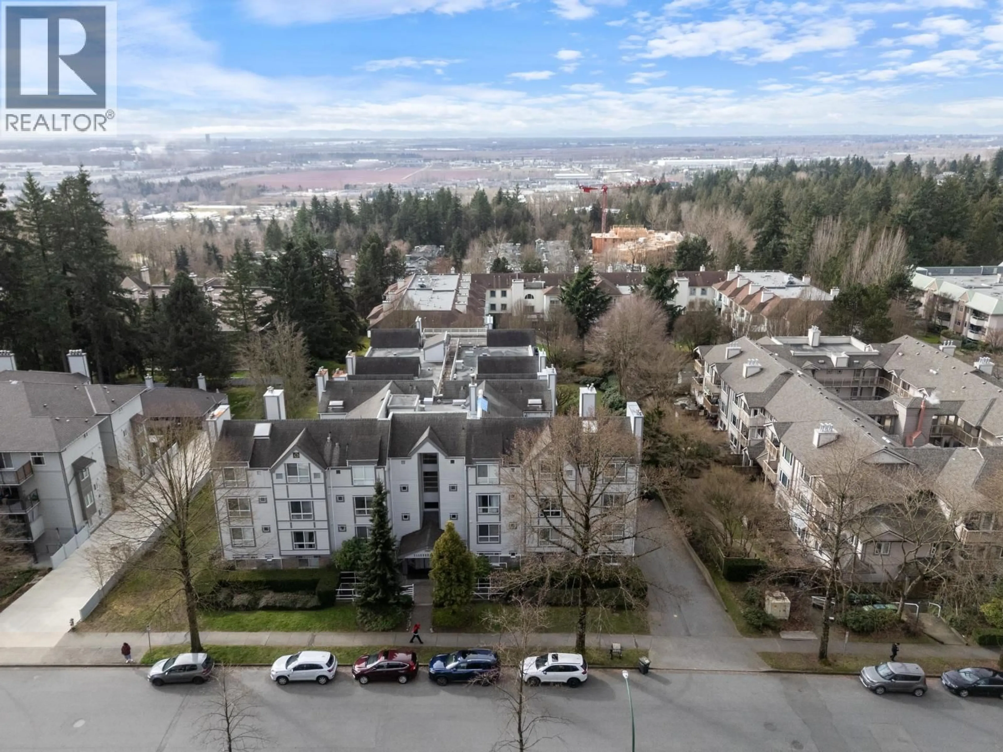 A pic from outside/outdoor area/front of a property/back of a property/a pic from drone, city buildings view from balcony for 205 - 7465 SANDBORNE AVENUE, Burnaby British Columbia V3N4W7