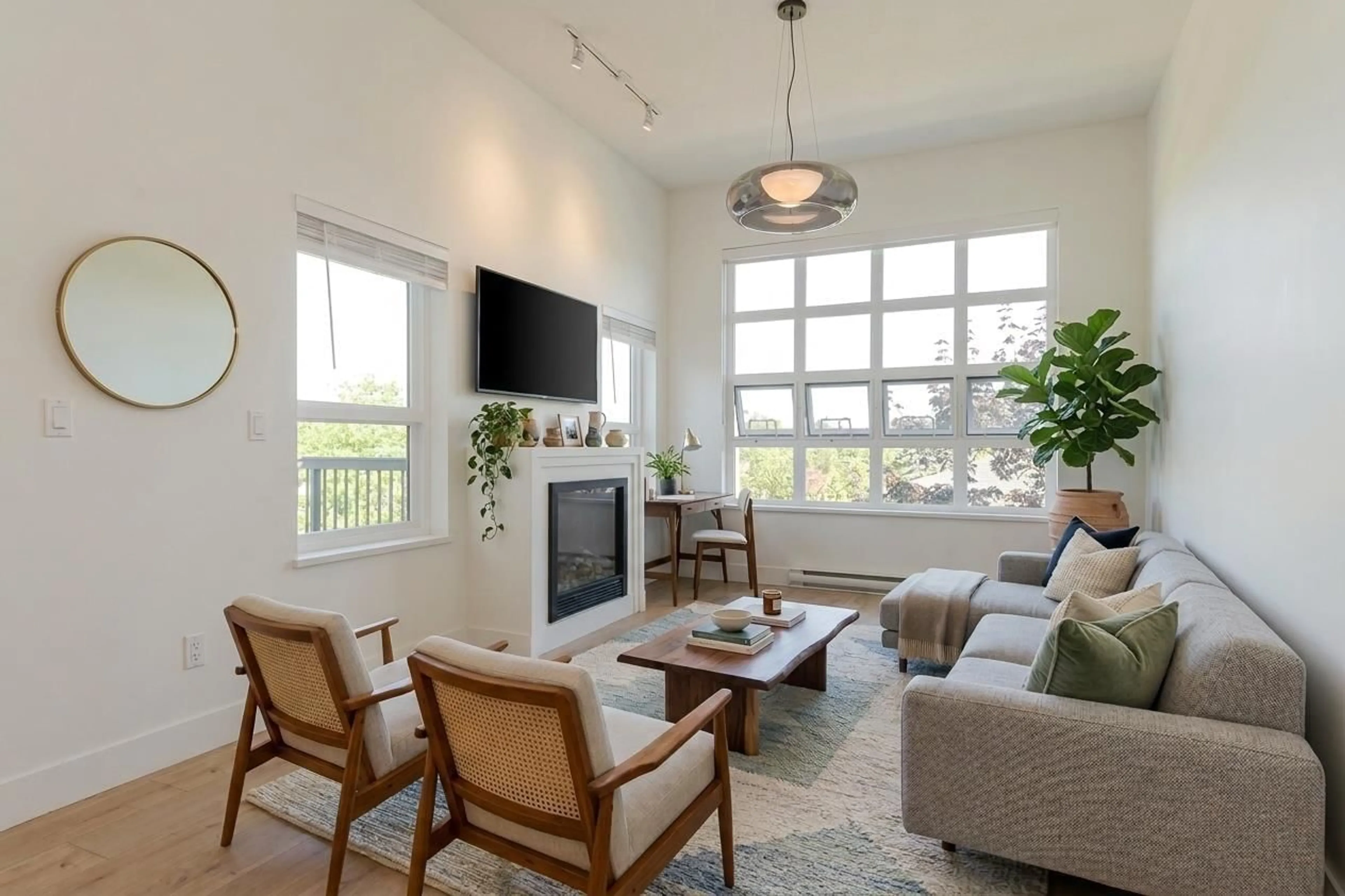 Living room with furniture, unknown for 411 - 6815 188 STREET, Surrey British Columbia V4N0Z8