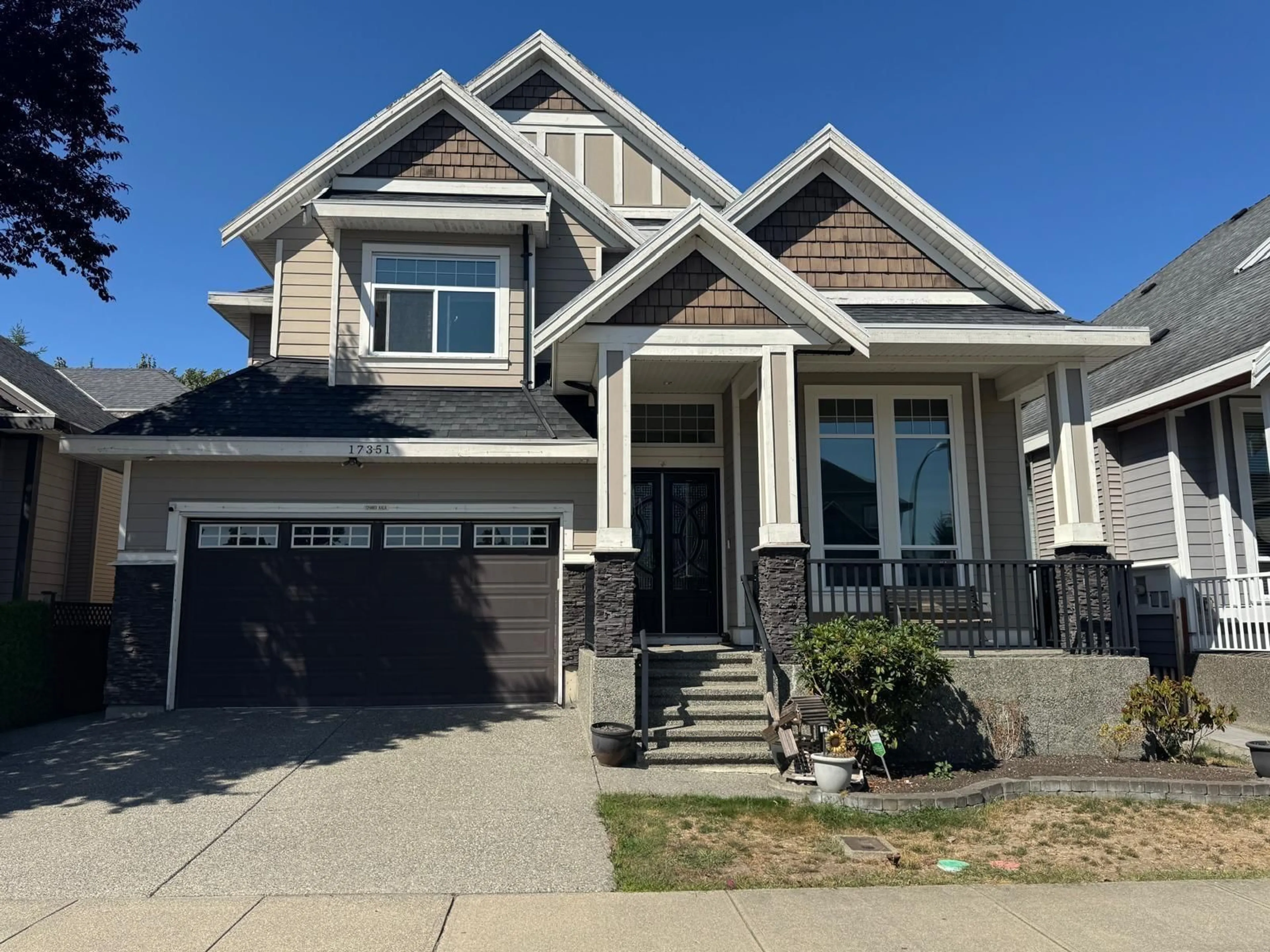 Home with vinyl exterior material, street for 17351 64A AVENUE, Surrey British Columbia V3S0P5