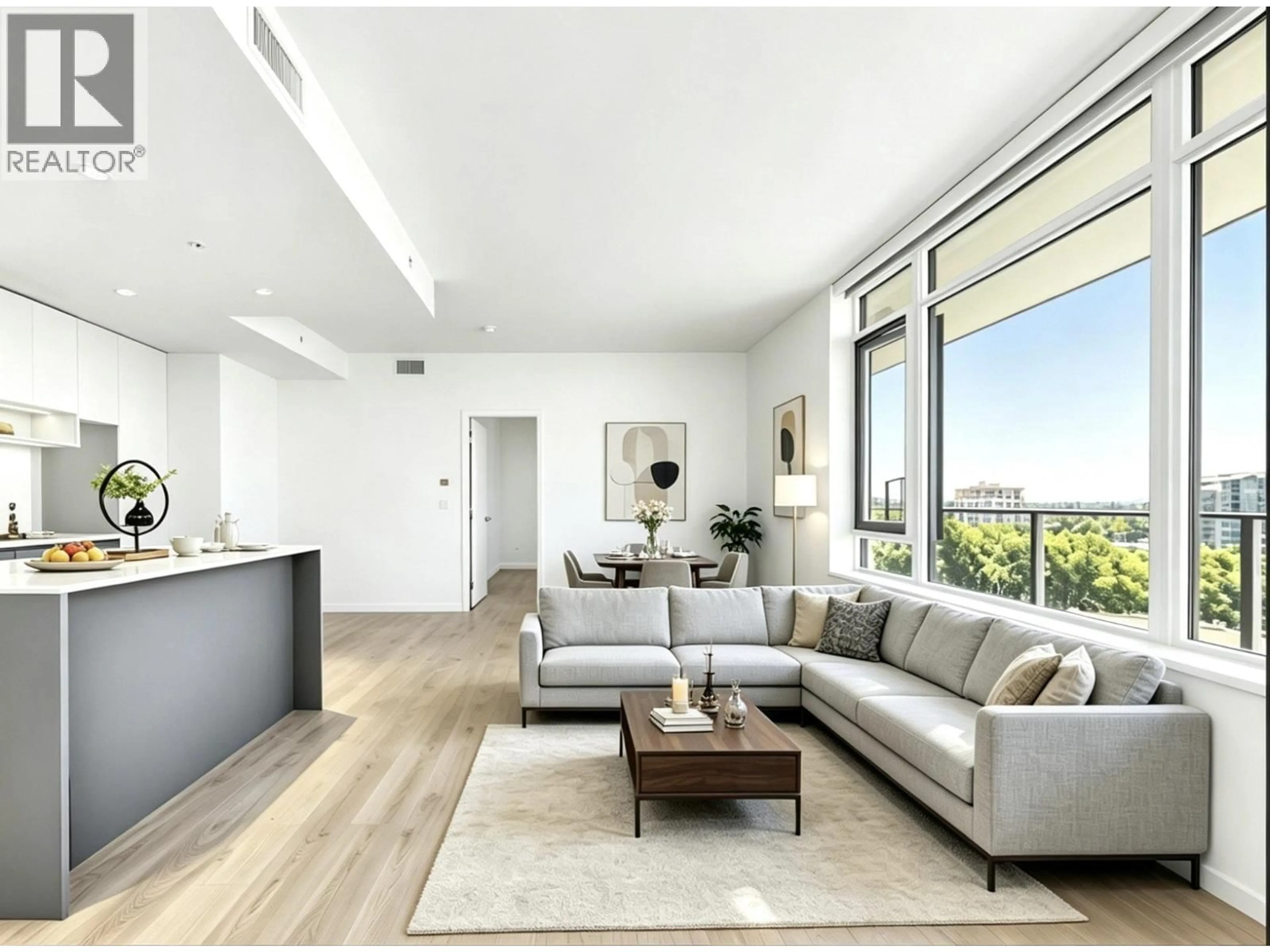 Living room with furniture, unknown for 1101 - 6788 MINORU BOULEVARD, Richmond British Columbia V6Y0M6