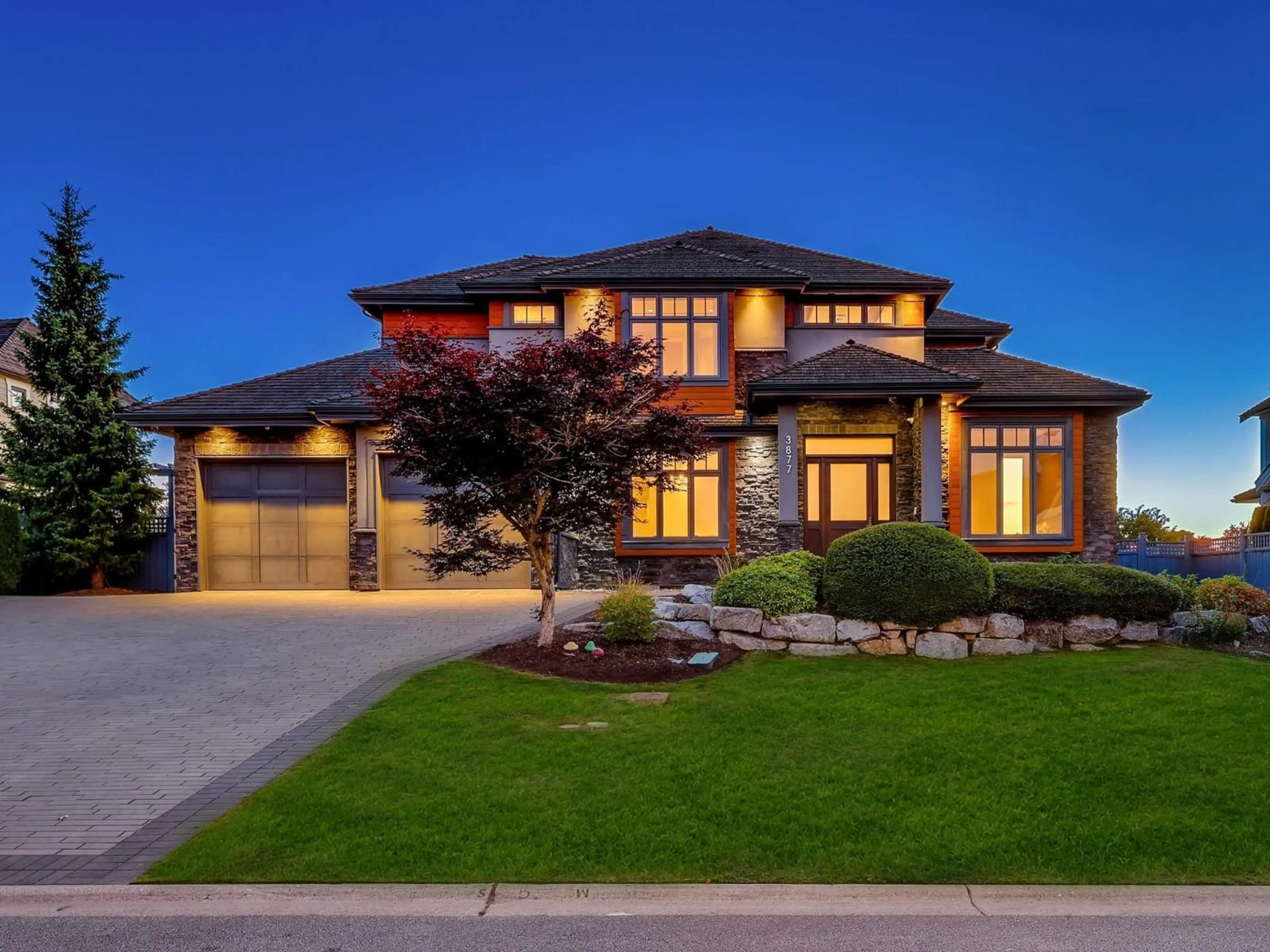 Home with brick exterior material, street for 3877 159A STREET, Surrey British Columbia V3Z0Y3