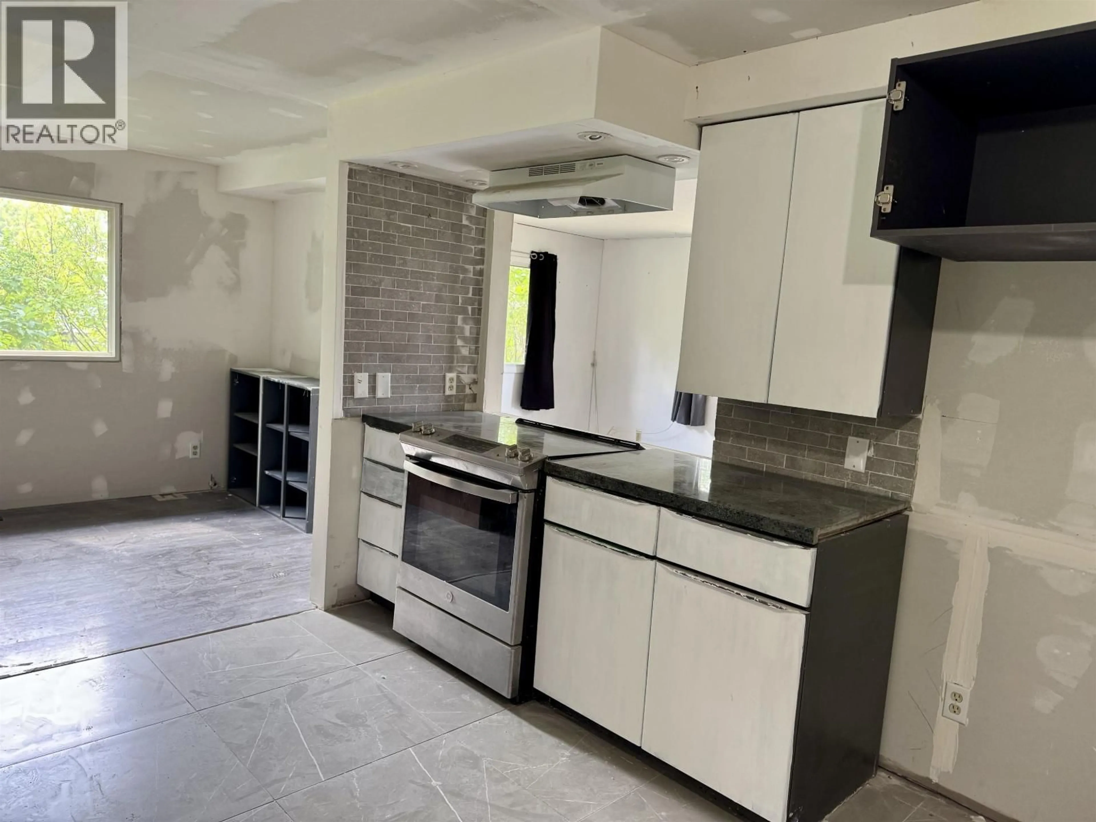 Open concept kitchen, ceramic/tile floor for 204 3RD AVENUE, Fort St. James British Columbia V0J1P0