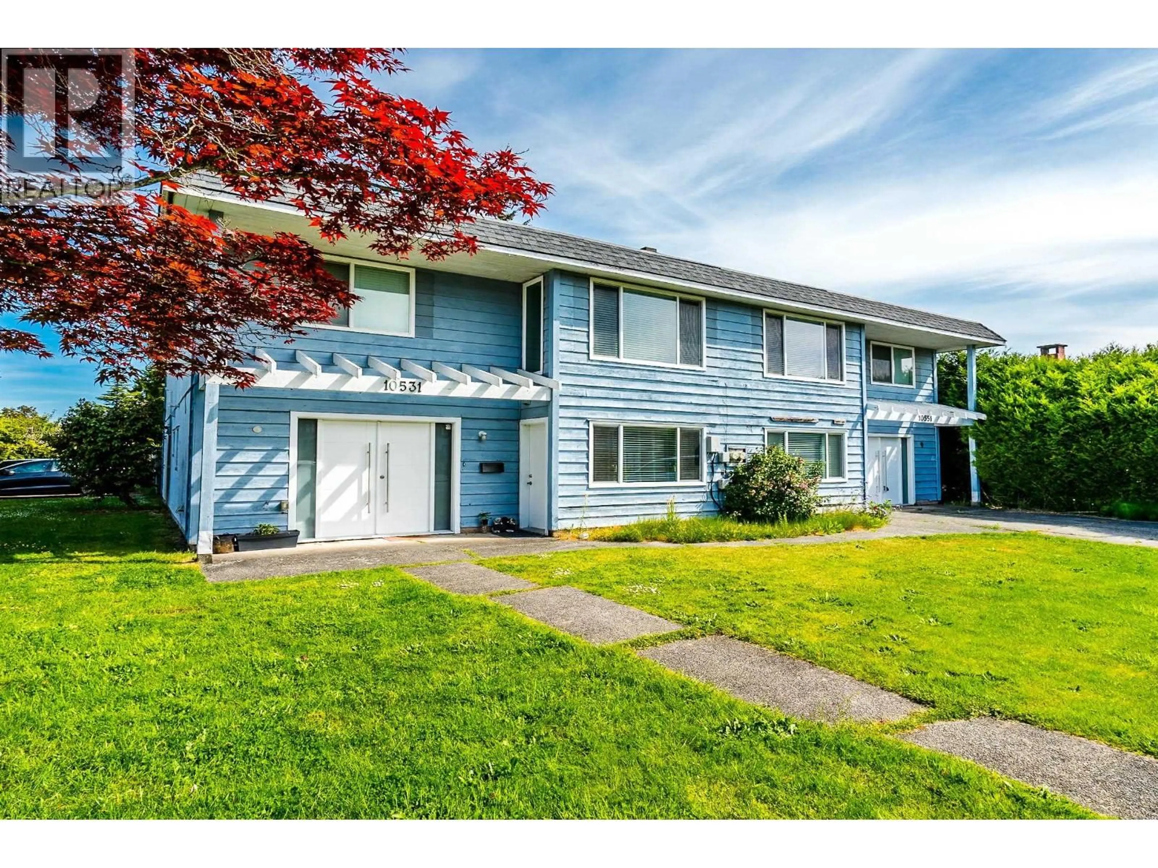 Home with vinyl exterior material, street for 10531 ANAHIM DRIVE, Richmond British Columbia V7A3C6