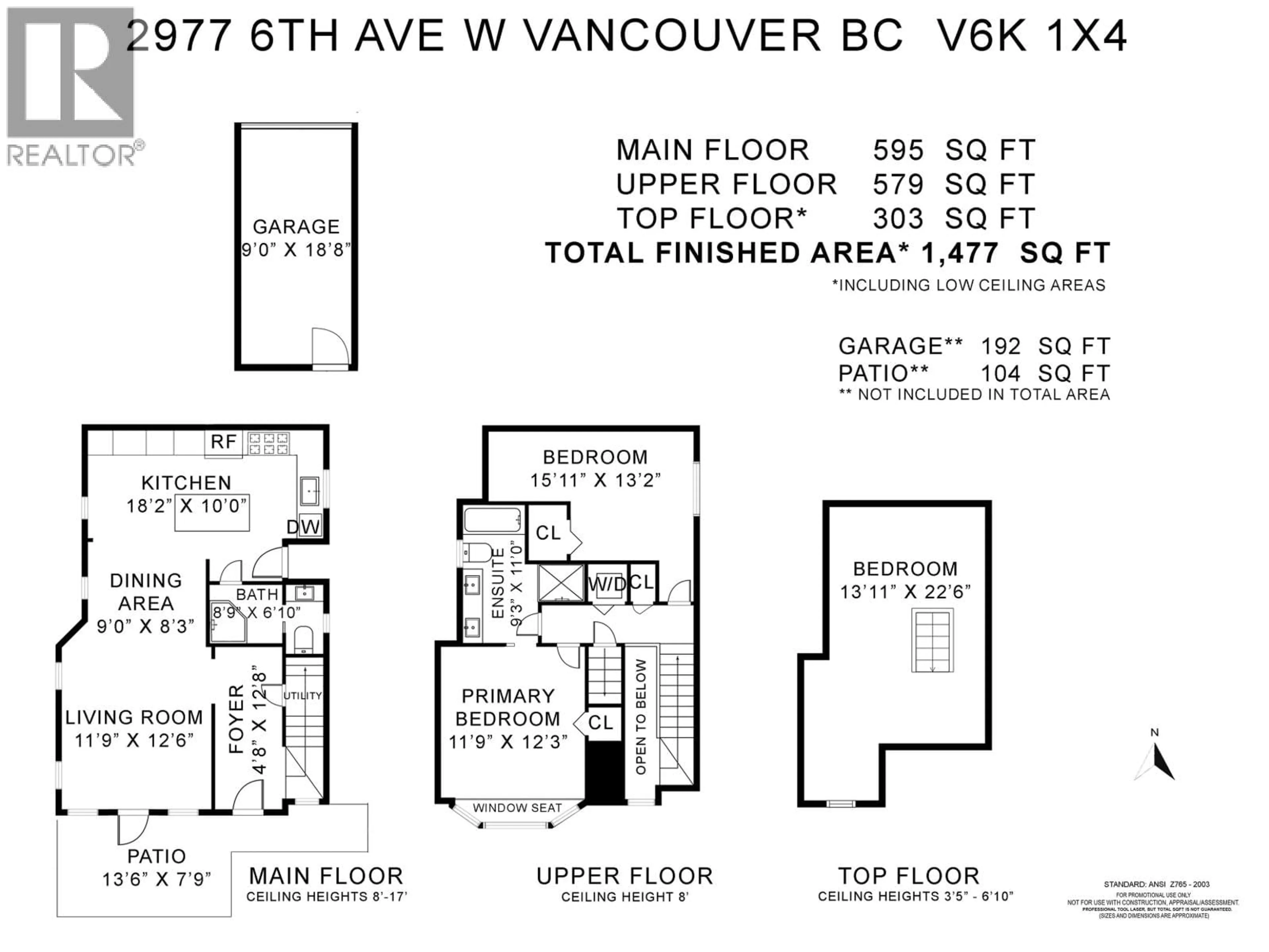 Floor plan for 2977 6TH AVENUE, Vancouver British Columbia V6K1X4