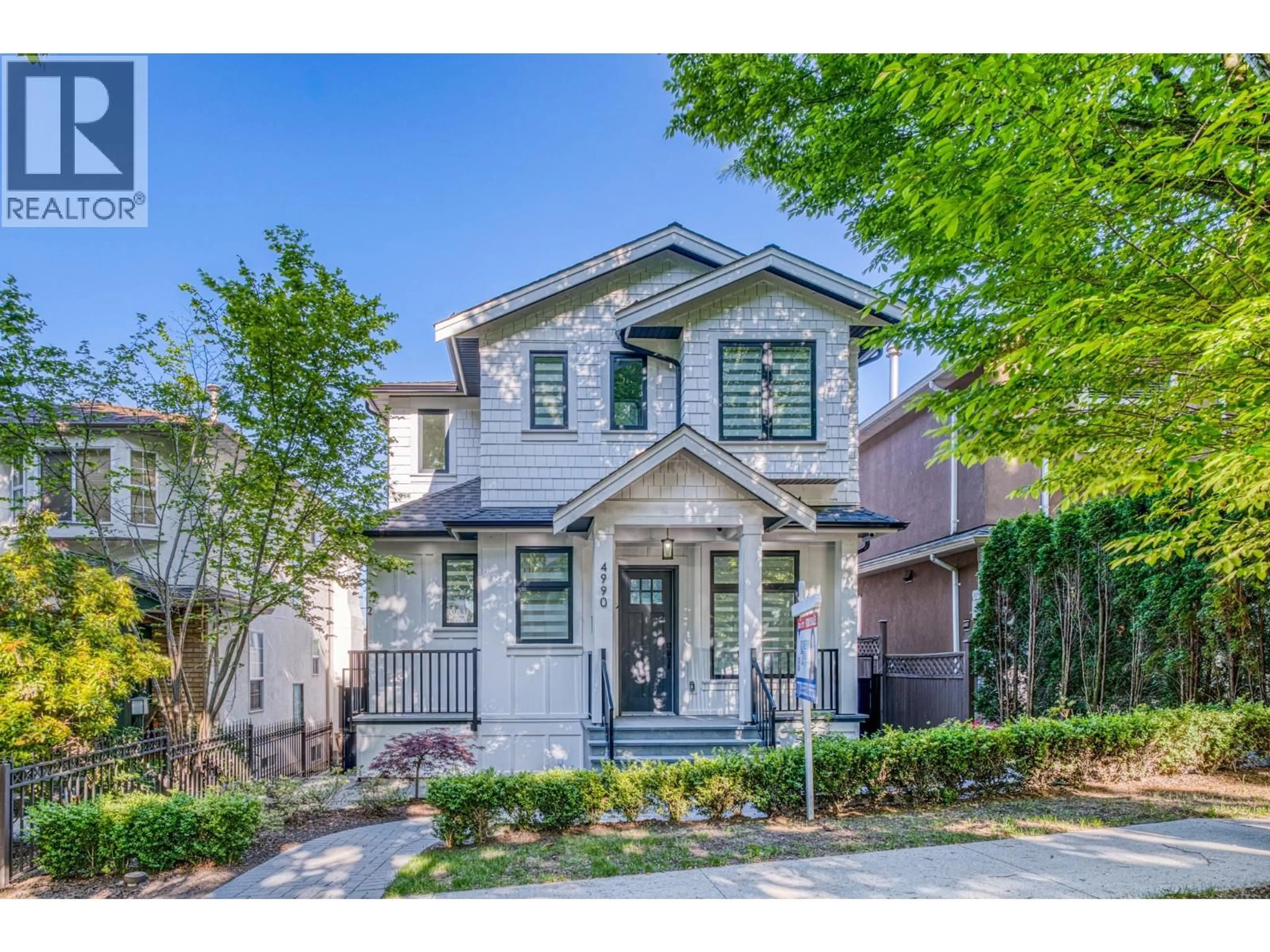 Home with brick exterior material, street for 4990 SHERBROOKE STREET, Vancouver British Columbia V5W3M2