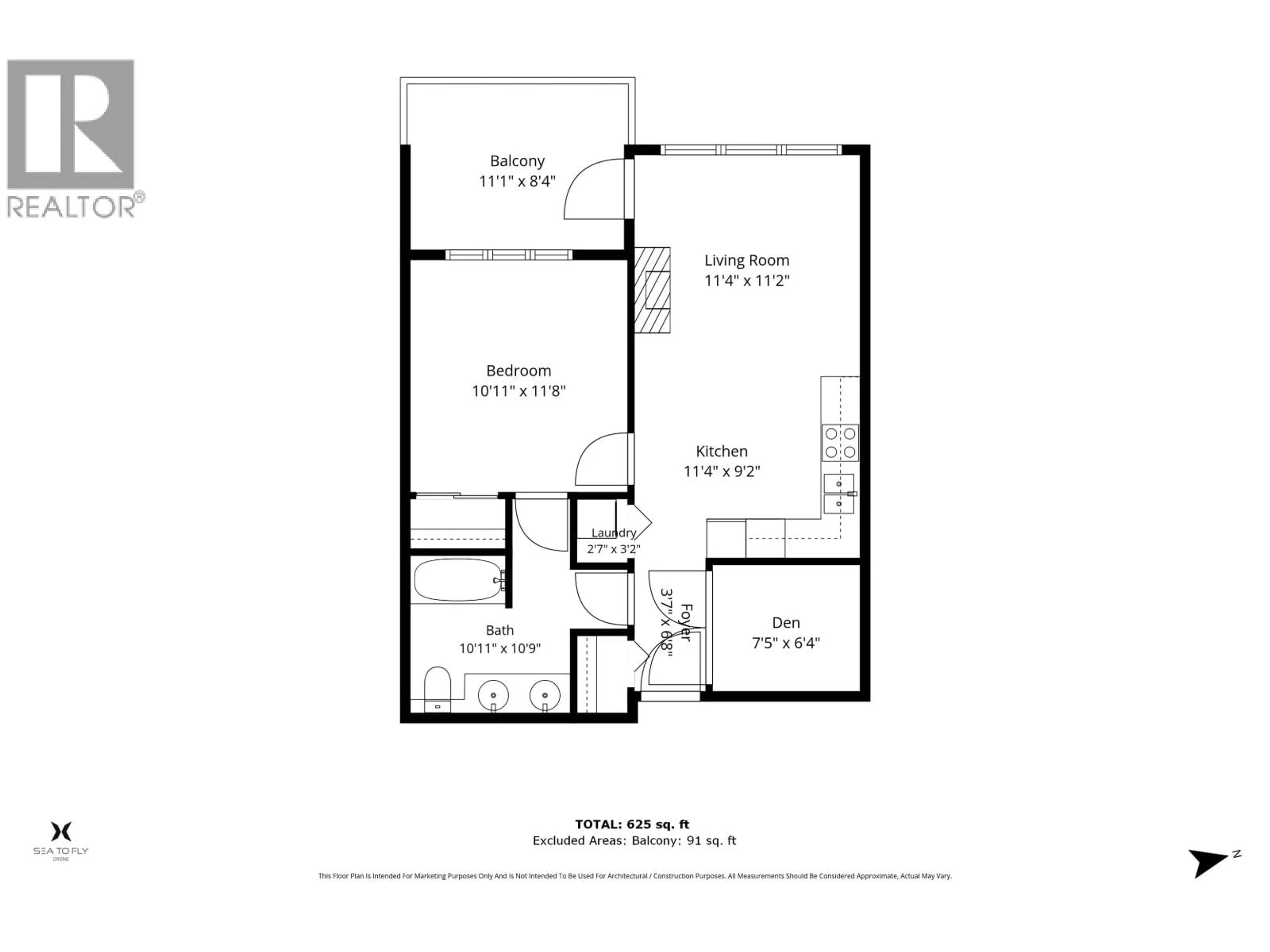 Floor plan for 305 - 1211 VILLAGE GREEN WAY, Squamish British Columbia V8B0R7