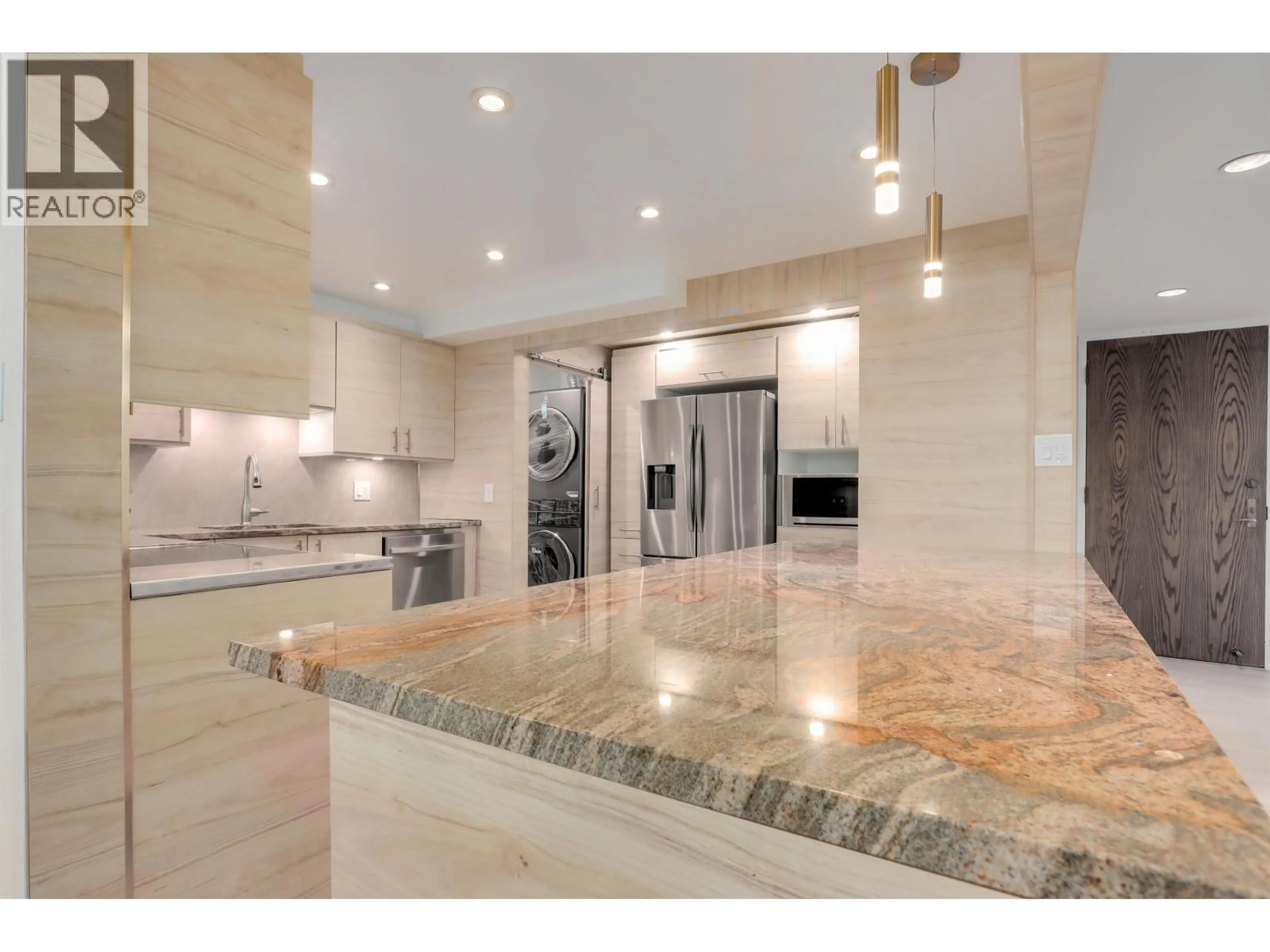 Open concept kitchen, ceramic/tile floor for 701 - 738 BROUGHTON STREET, Vancouver British Columbia V6G3A7