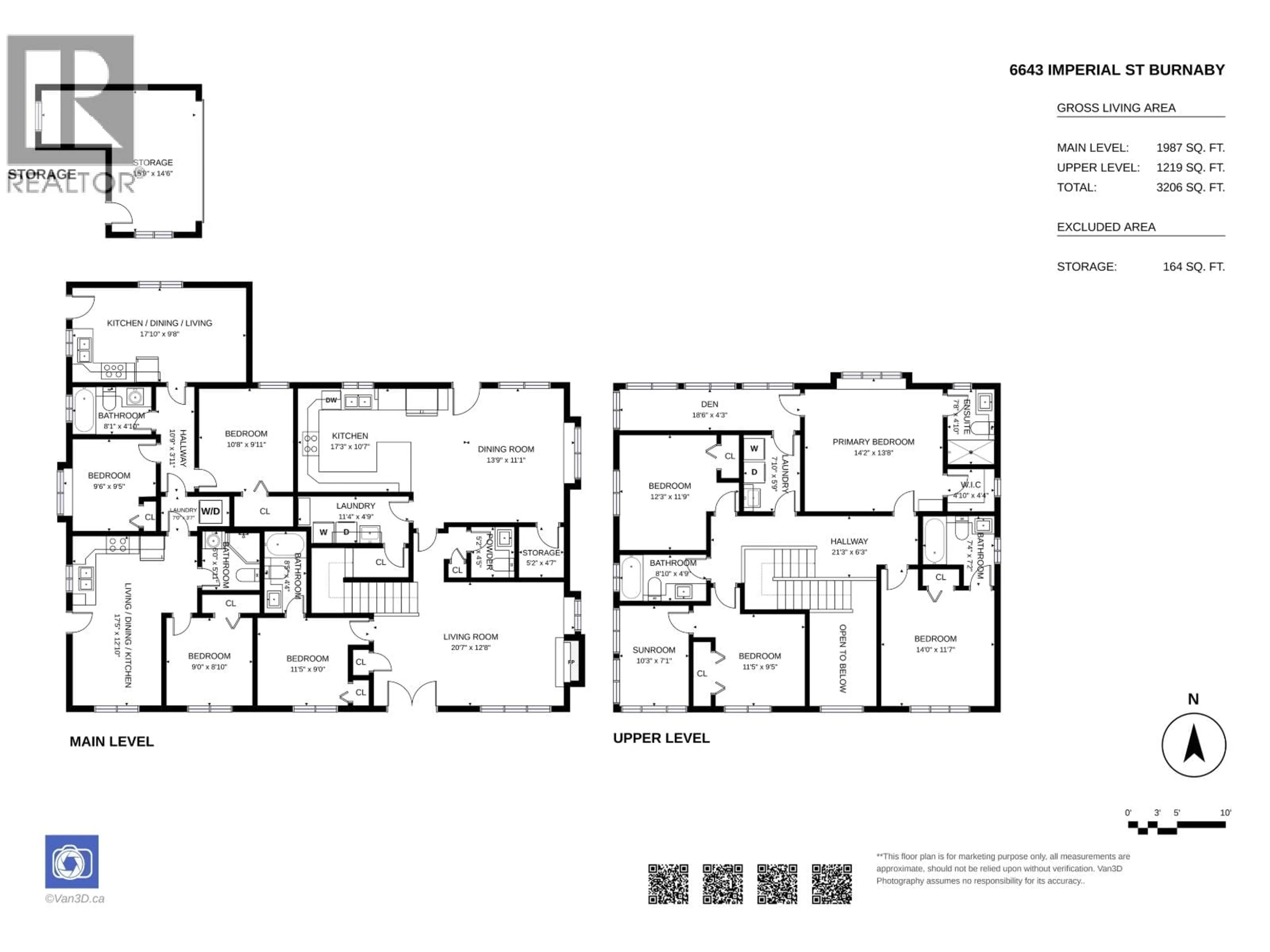 Floor plan for 6643 IMPERIAL STREET, Burnaby British Columbia V5E1M9