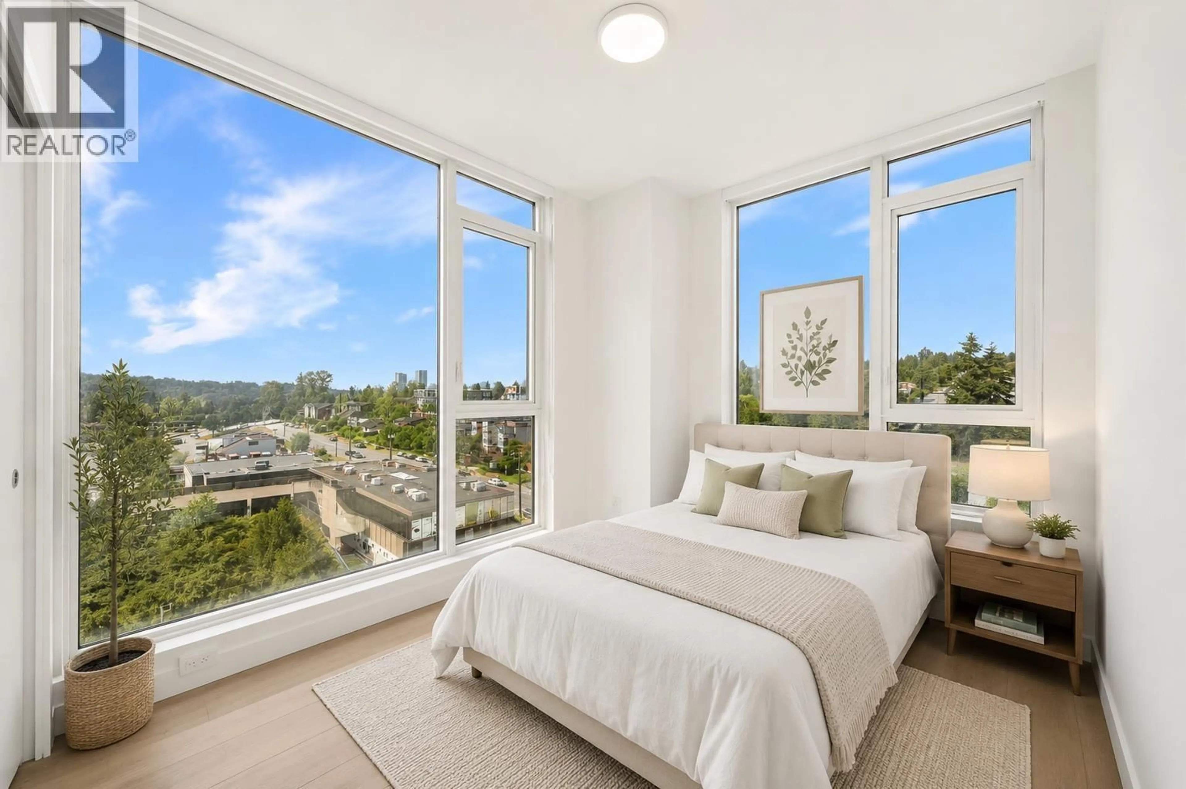 Bedroom with bed, unknown for 1506 - 901 LOUGHEED HIGHWAY, Coquitlam British Columbia V3K3T3
