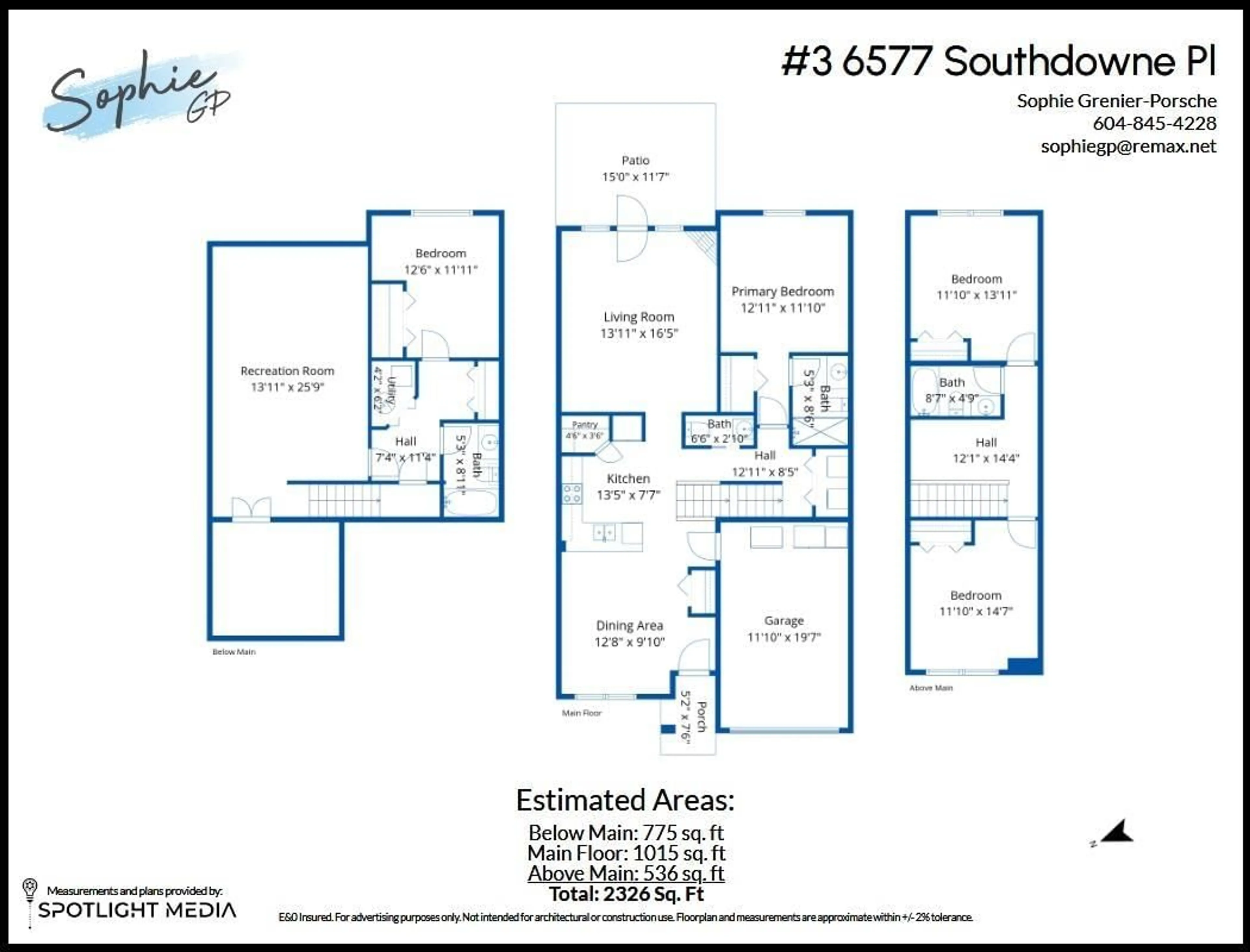 Floor plan for 3 - 6577 SOUTHDOWNE PLACE, Chilliwack British Columbia V2R0H4