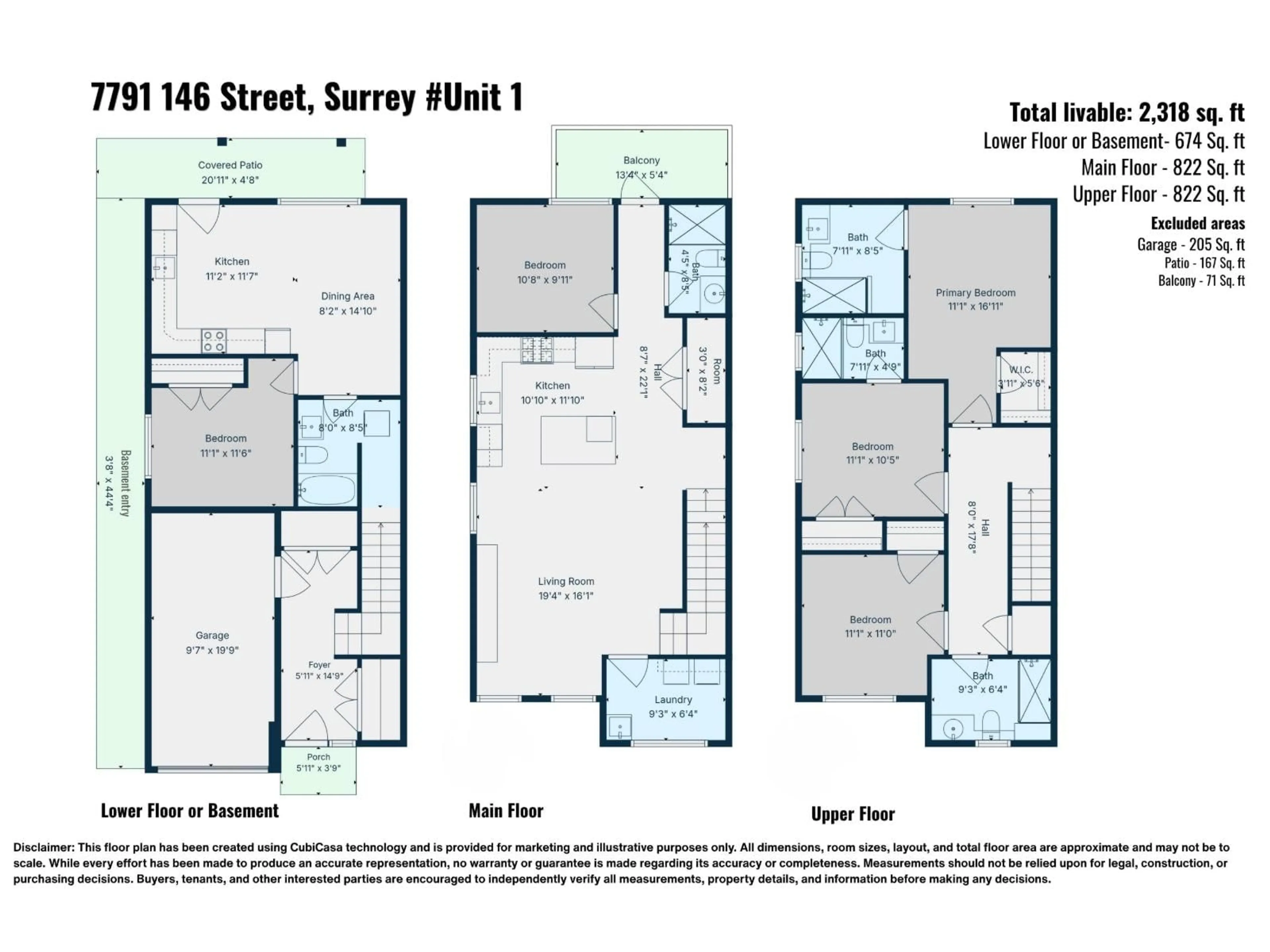 Floor plan for 7791 146 STREET, Surrey British Columbia V2S2T6