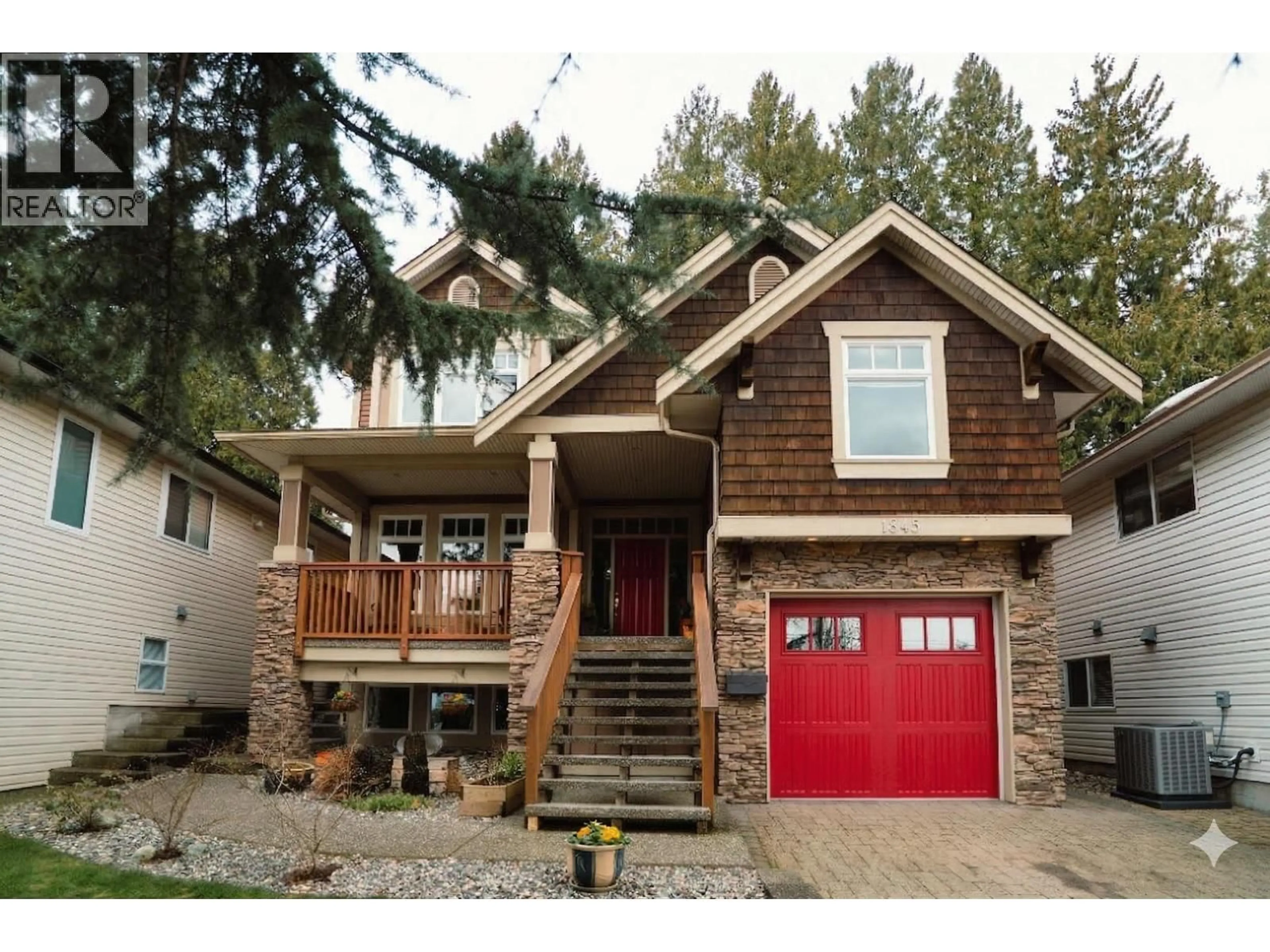 Home with vinyl exterior material, street for 1845 HARBOUR STREET, Port Coquitlam British Columbia V3C1A4