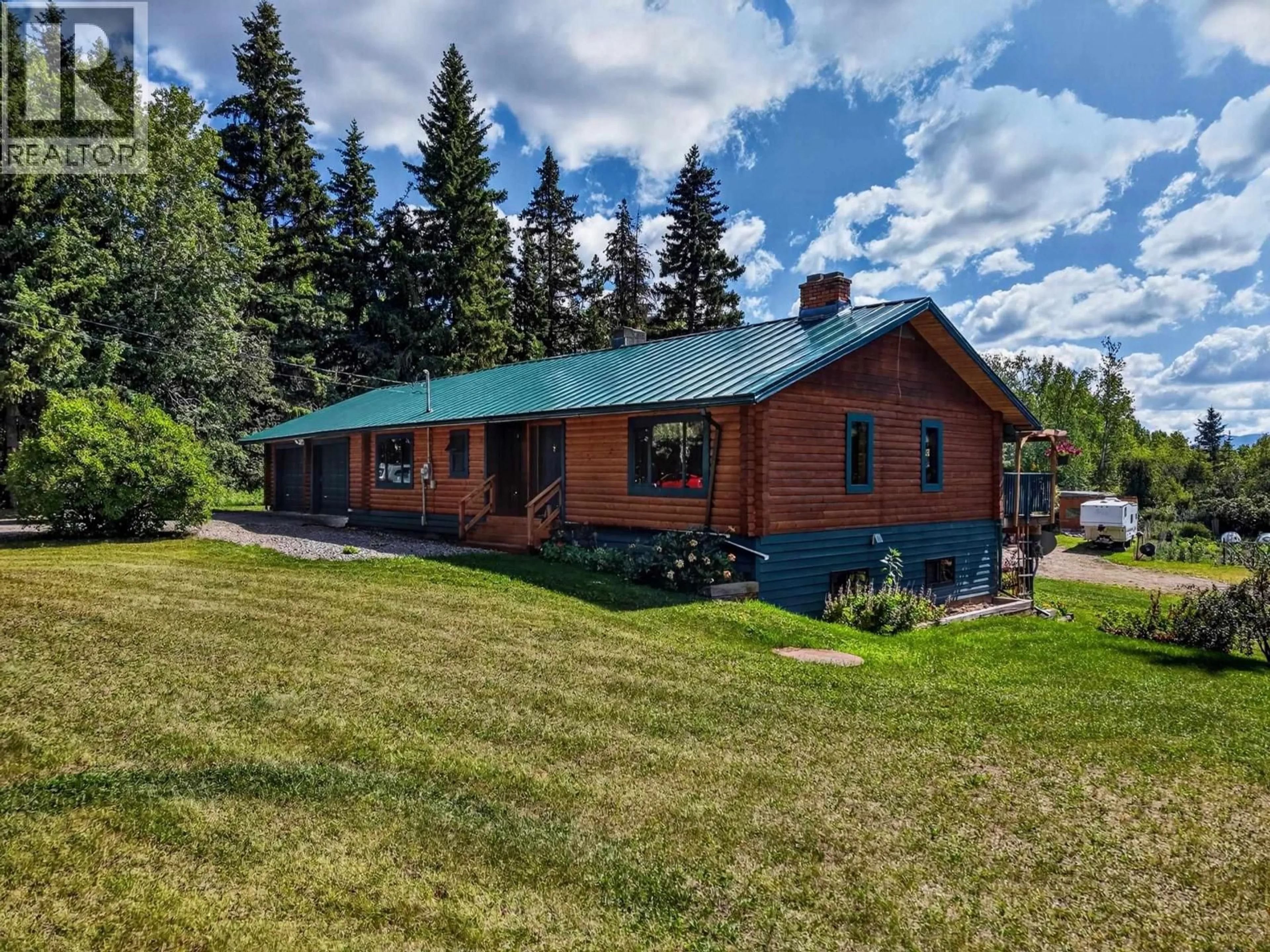 A pic from outside/outdoor area/front of a property/back of a property/a pic from drone, unknown for 717 FRANCOIS LAKE ROAD, Fraser Lake British Columbia V0J1S0