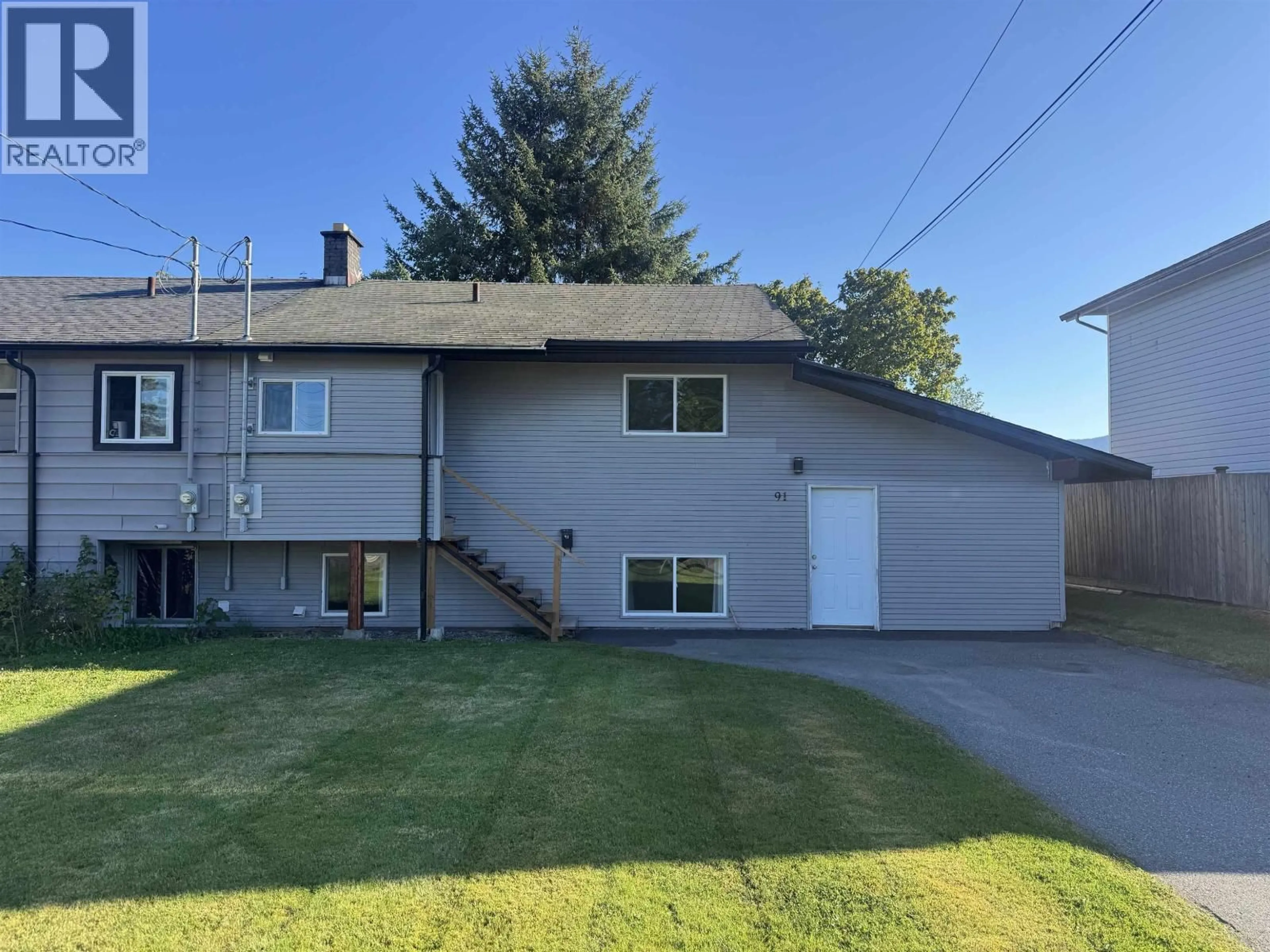 Home with vinyl exterior material, street for 91 ORIOLE STREET, Kitimat British Columbia V8C1M6