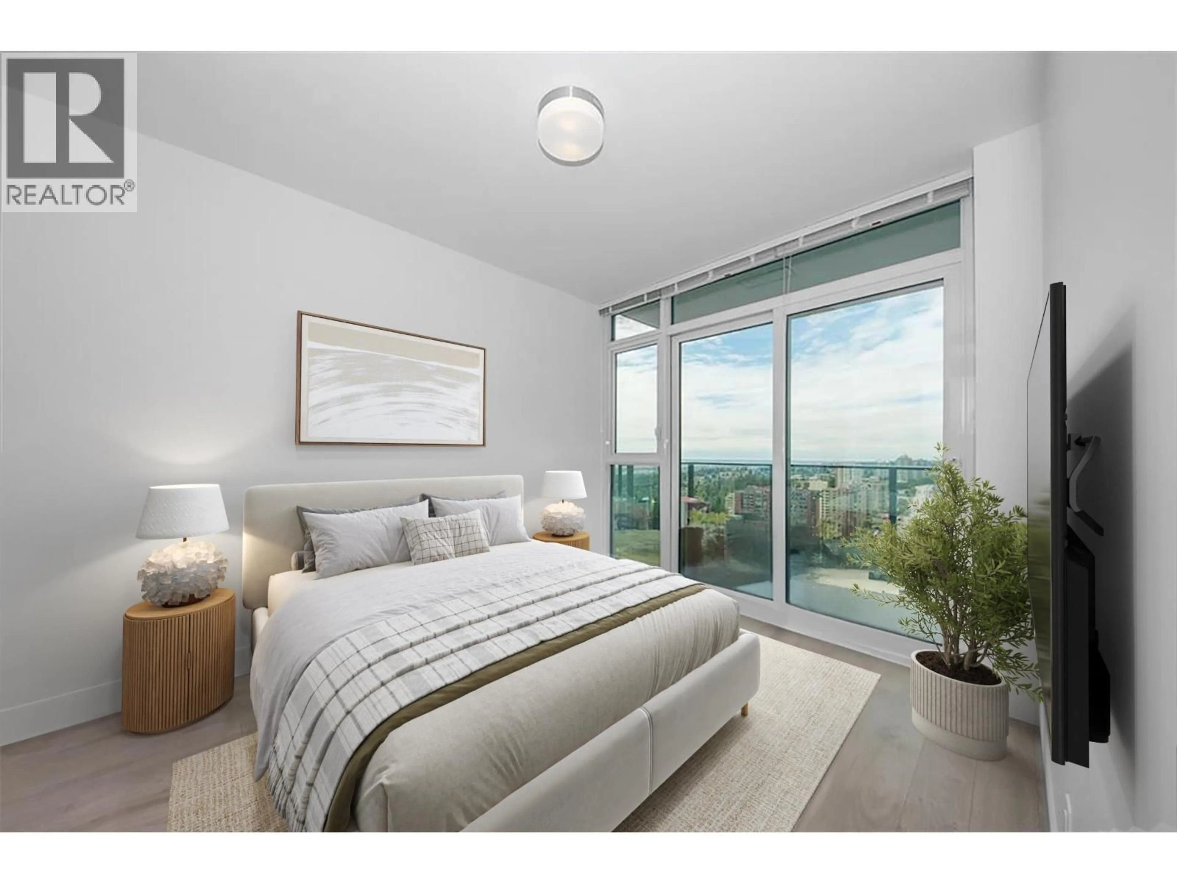 Bedroom with bed, unknown for 2909 - 7388 KINGSWAY, Burnaby British Columbia V3N0G9