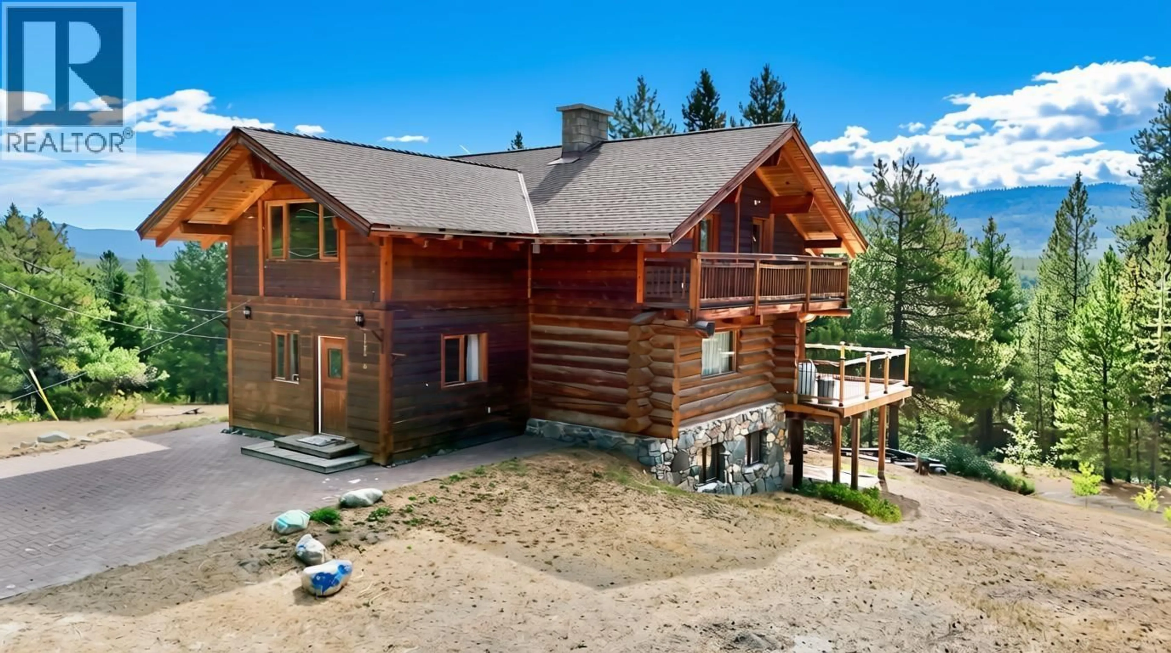A pic from outside/outdoor area/front of a property/back of a property/a pic from drone, building for 1051 BITTNER ROAD, Chilcotin British Columbia V0L1M0