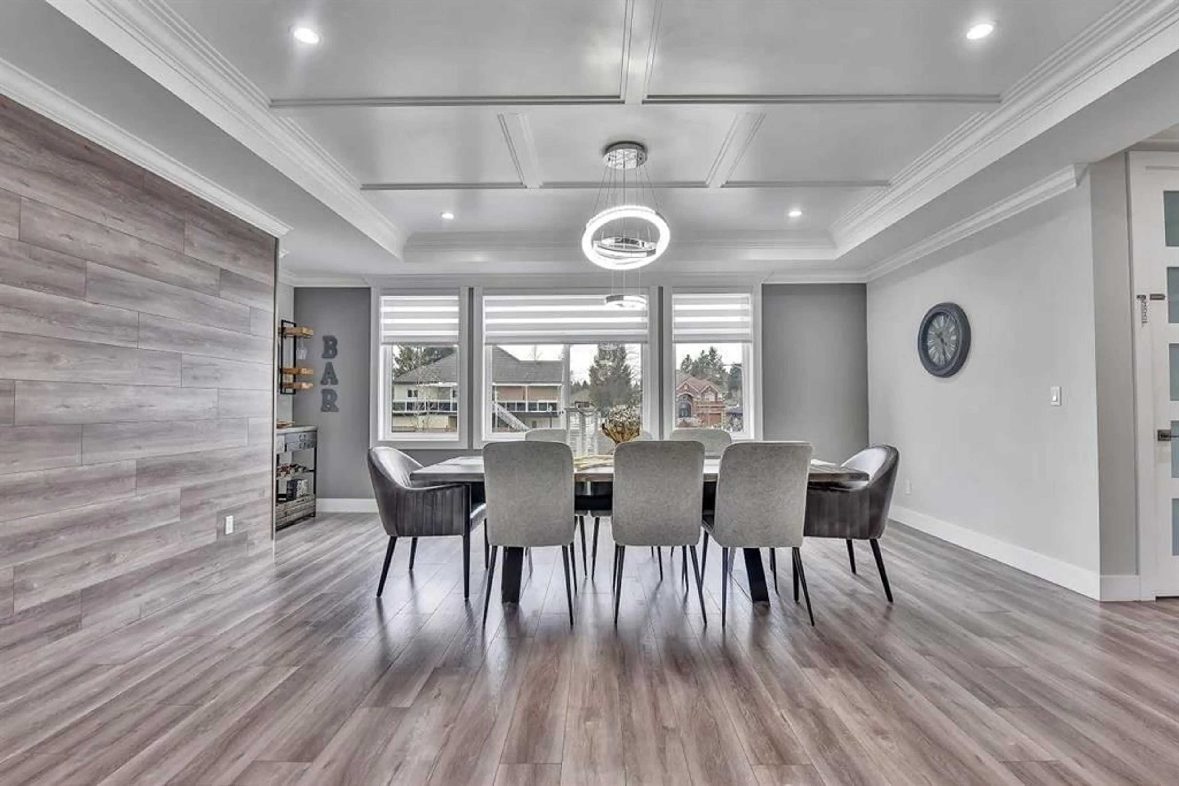 Dining room, wood/laminate floor for 13291 MELVILLE PLACE, Surrey British Columbia V3V6Z1