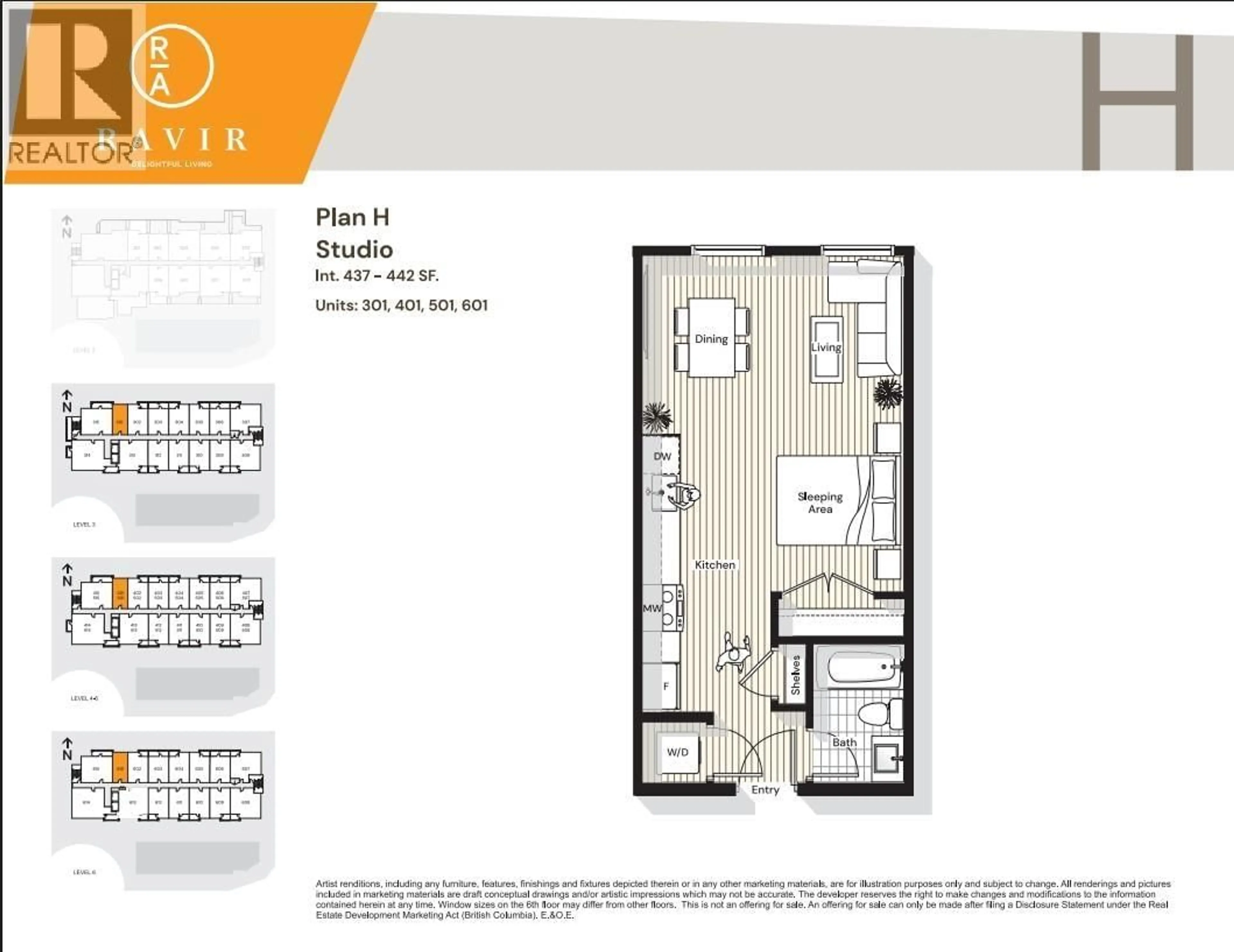 Floor plan for 601 - 1051 JAMES AVENUE, Coquitlam British Columbia V0V0V0