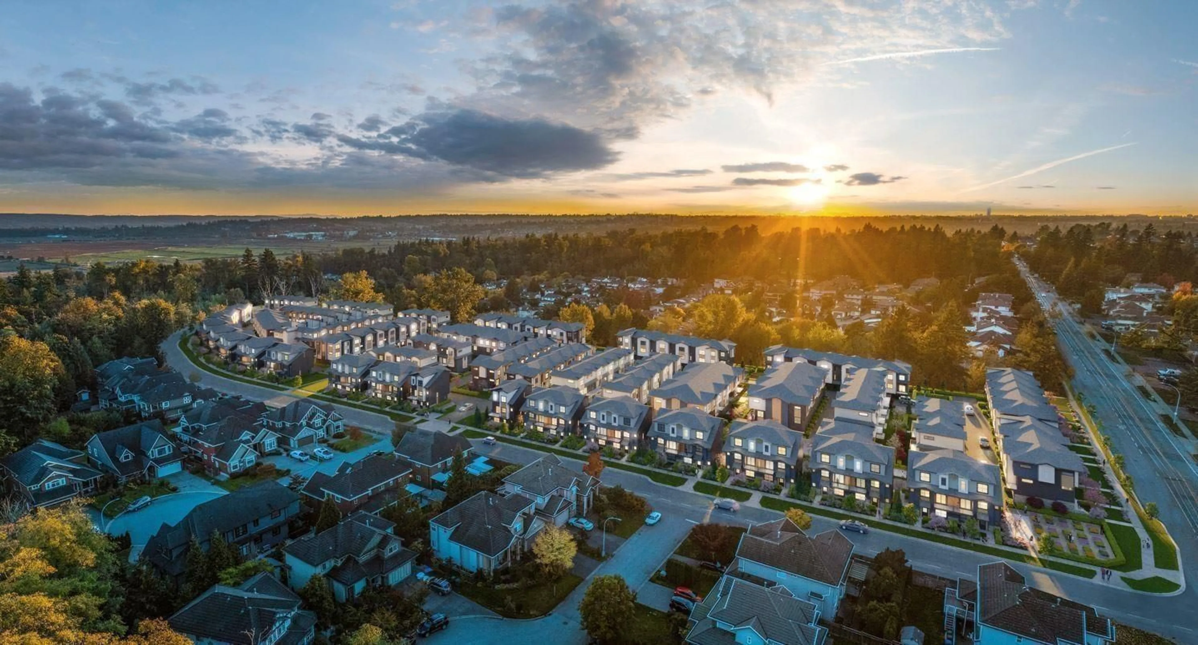 A pic from outside/outdoor area/front of a property/back of a property/a pic from drone, city buildings view from balcony for 84 - 7895 162 AVENUE, Surrey British Columbia V4N6X9