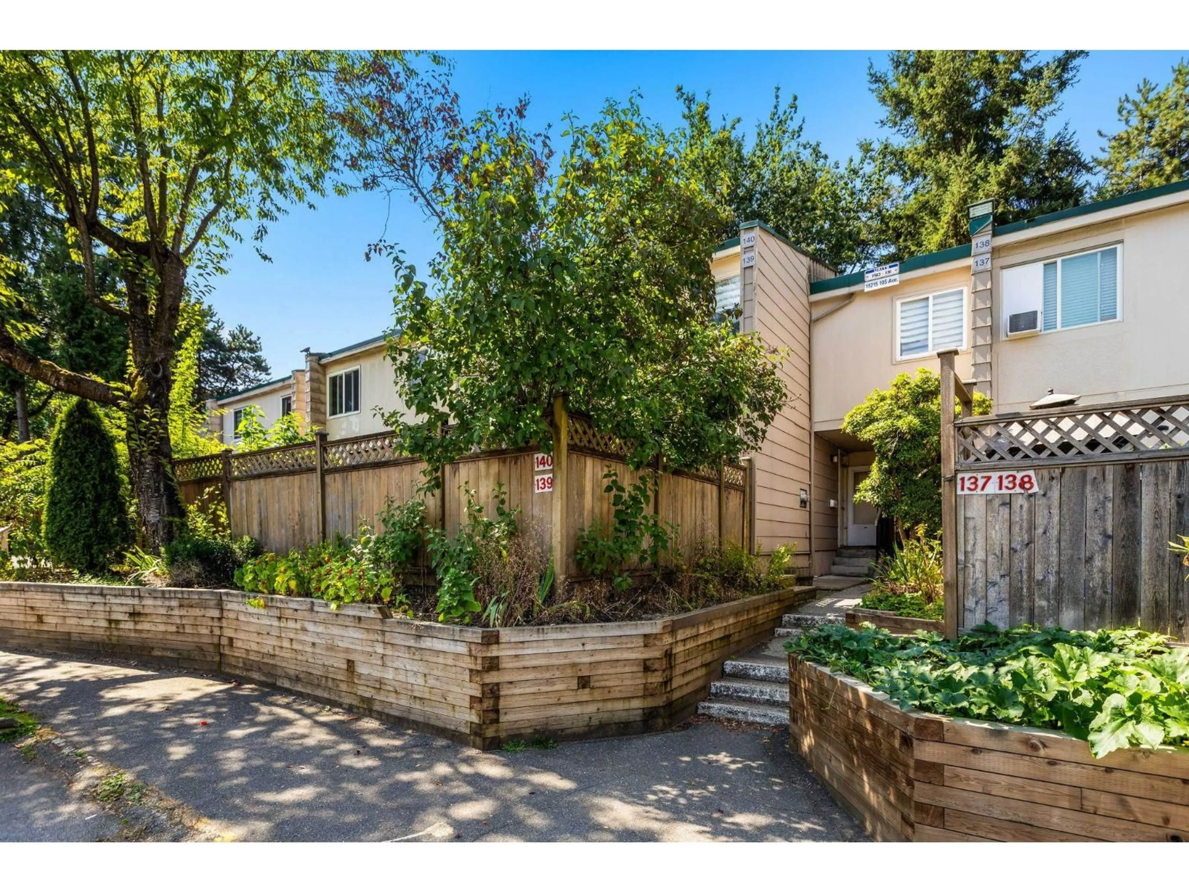 A pic from outside/outdoor area/front of a property/back of a property/a pic from drone, street for 139 - 15215 105 AVENUE, Surrey British Columbia V3R1R9