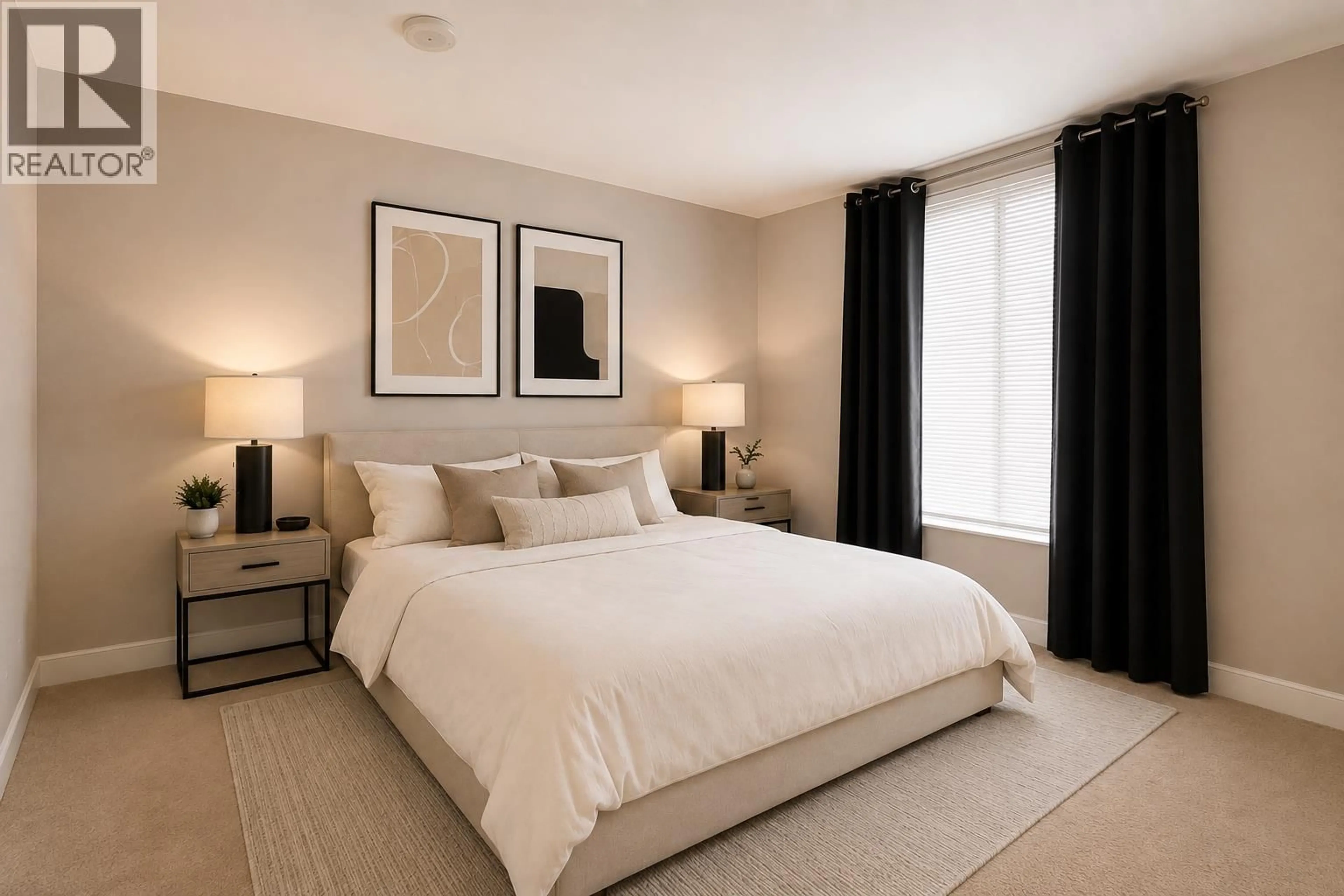 Bedroom with bed, carpet floor for 226 - 1777 7TH AVENUE, Vancouver British Columbia V6J0E5
