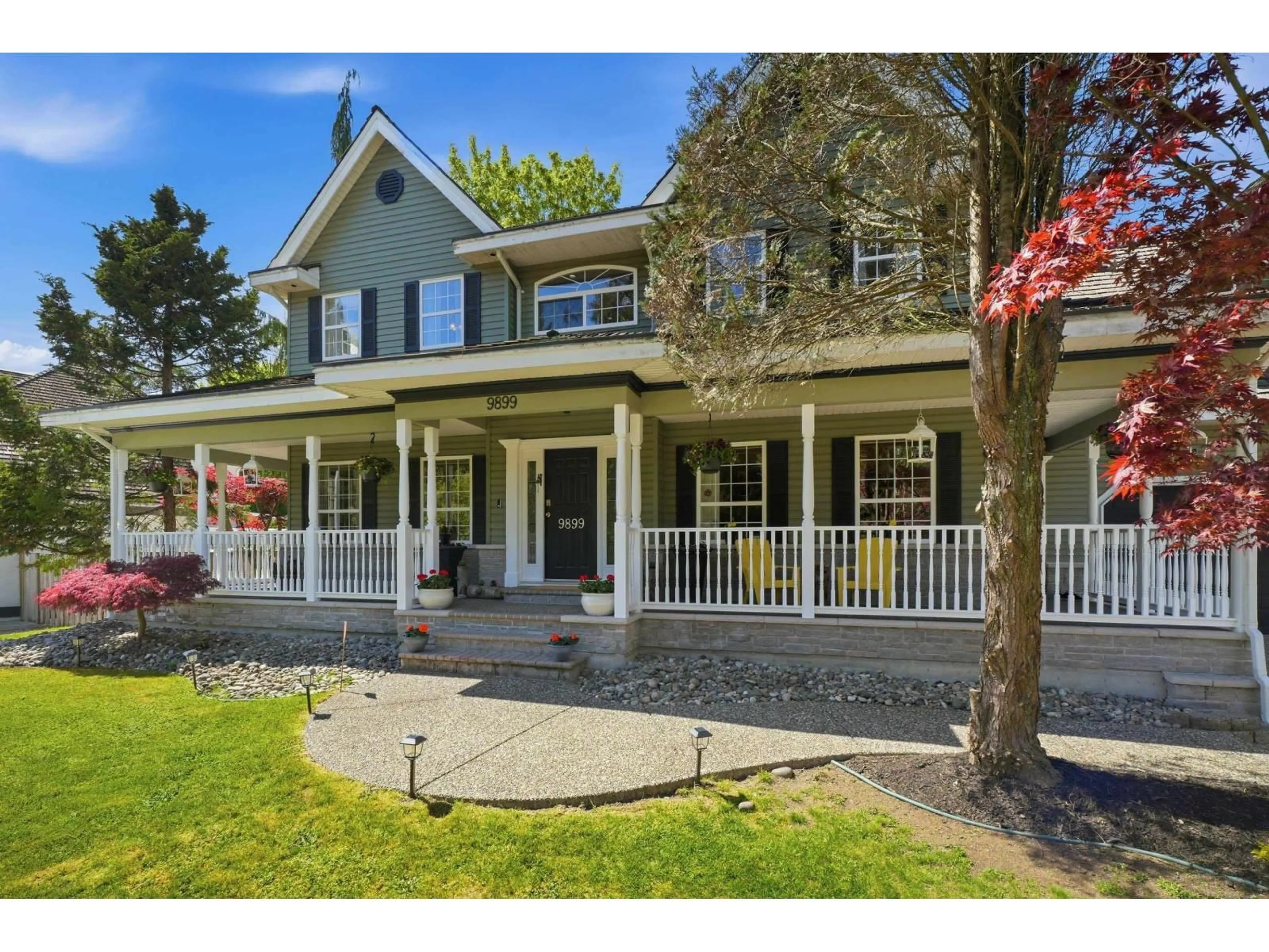 Home with vinyl exterior material, street for 9899 181 STREET, Surrey British Columbia V4N4V6