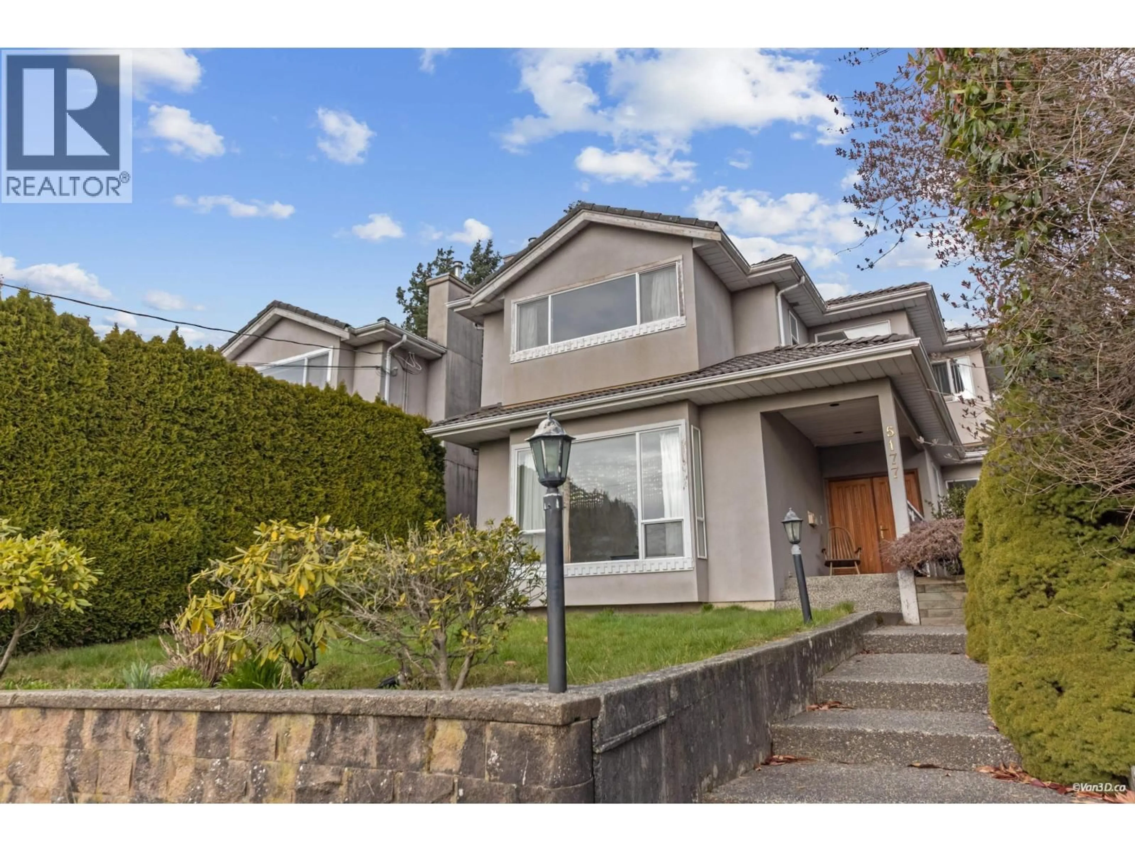 Home with vinyl exterior material, street for 5177 CARSON STREET, Burnaby British Columbia V5J2Z1