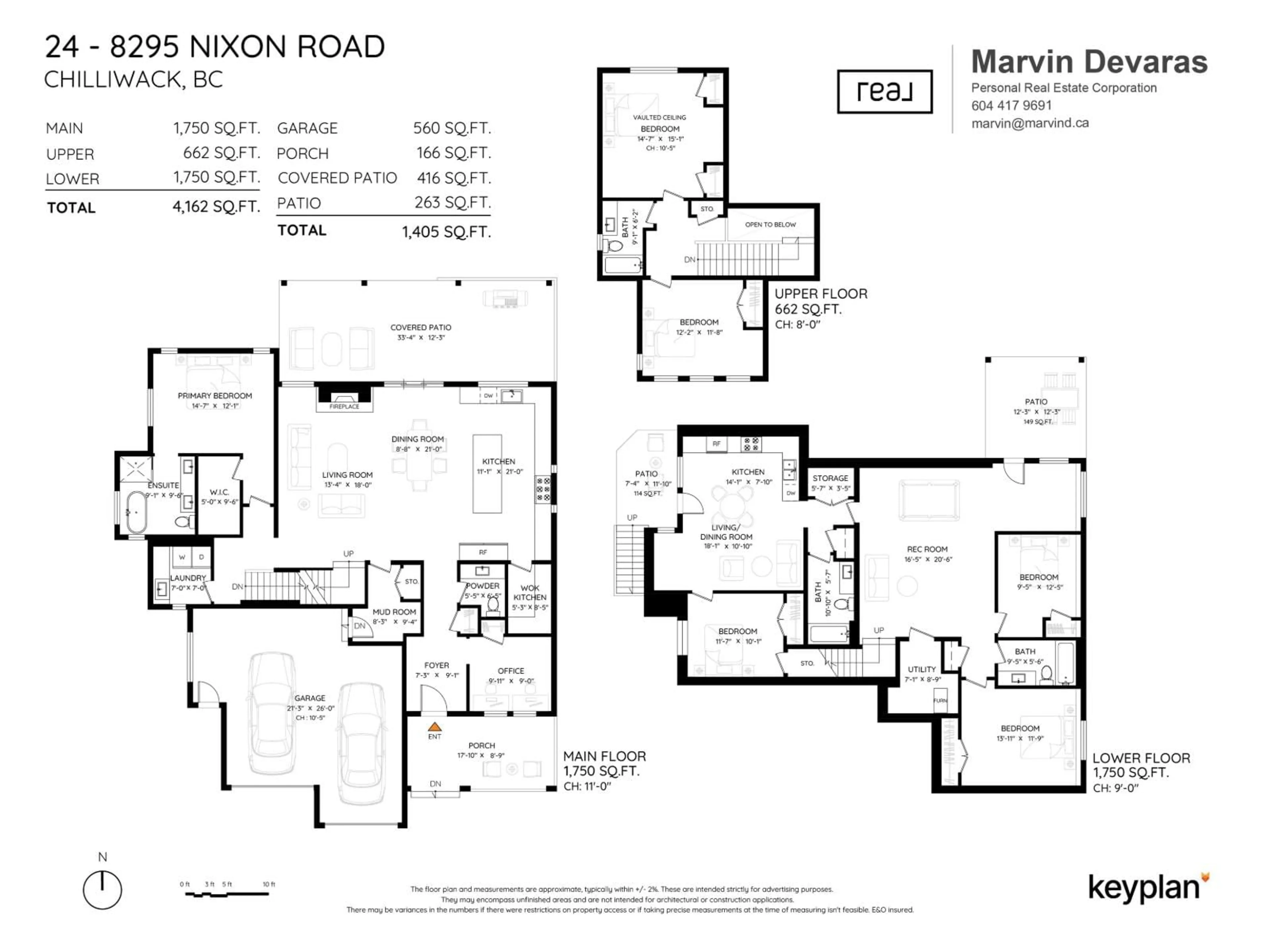 Floor plan for 24 - 8295 NIXON ROAD, Chilliwack British Columbia V4Z0C8