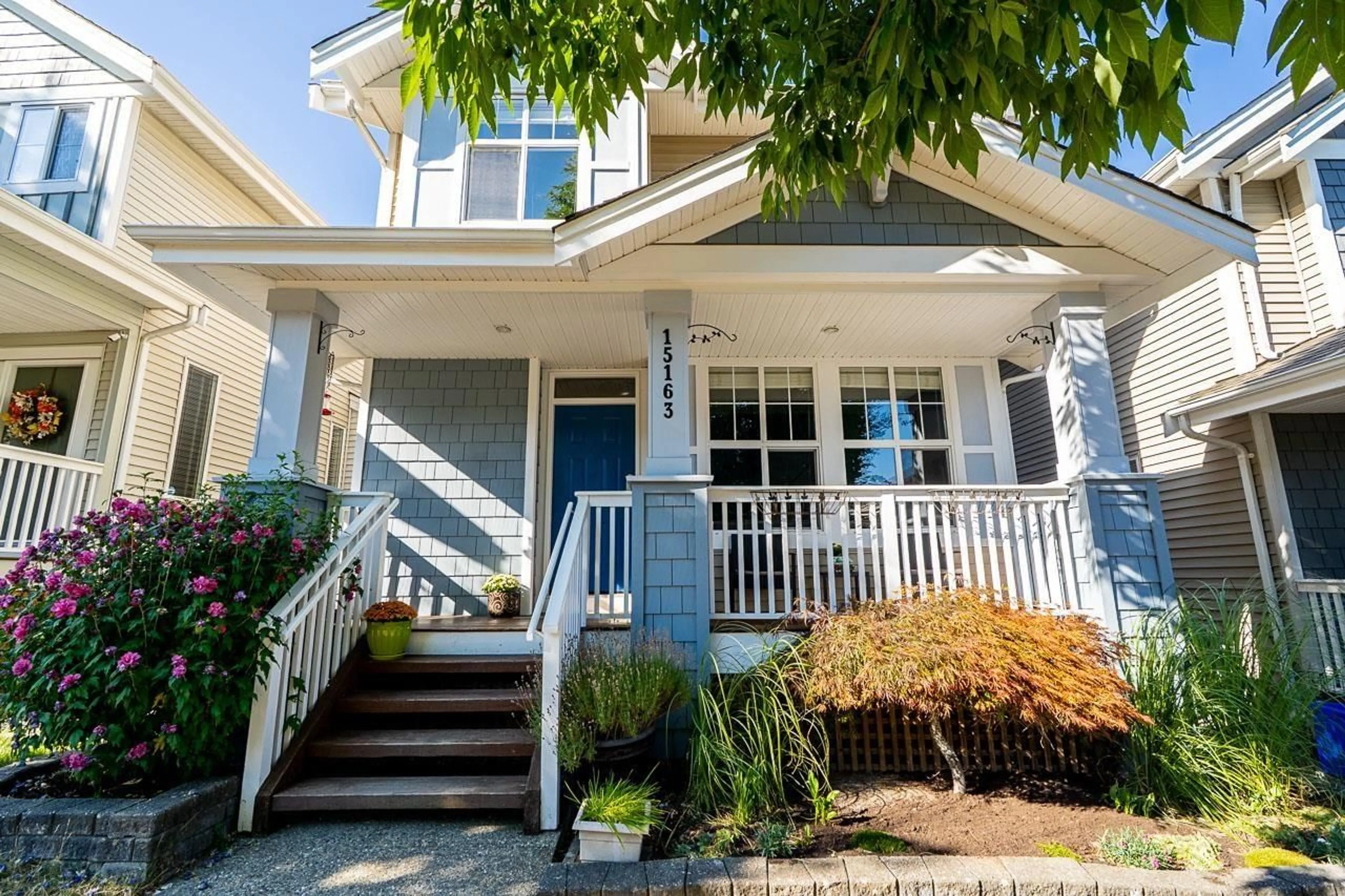 Home with vinyl exterior material, street for 15163 61A AVENUE, Surrey British Columbia V3S5J7
