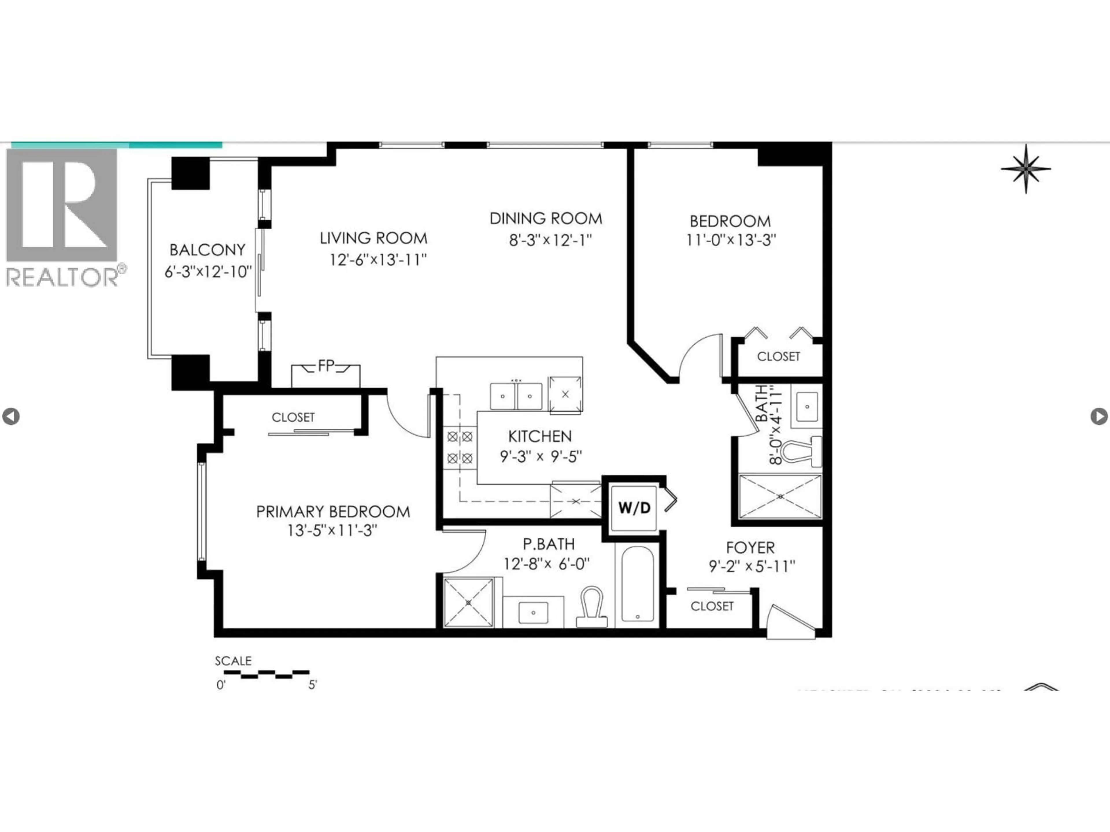 Floor plan for 207 - 2477 KELLY AVENUE, Port Coquitlam British Columbia V3C0B3