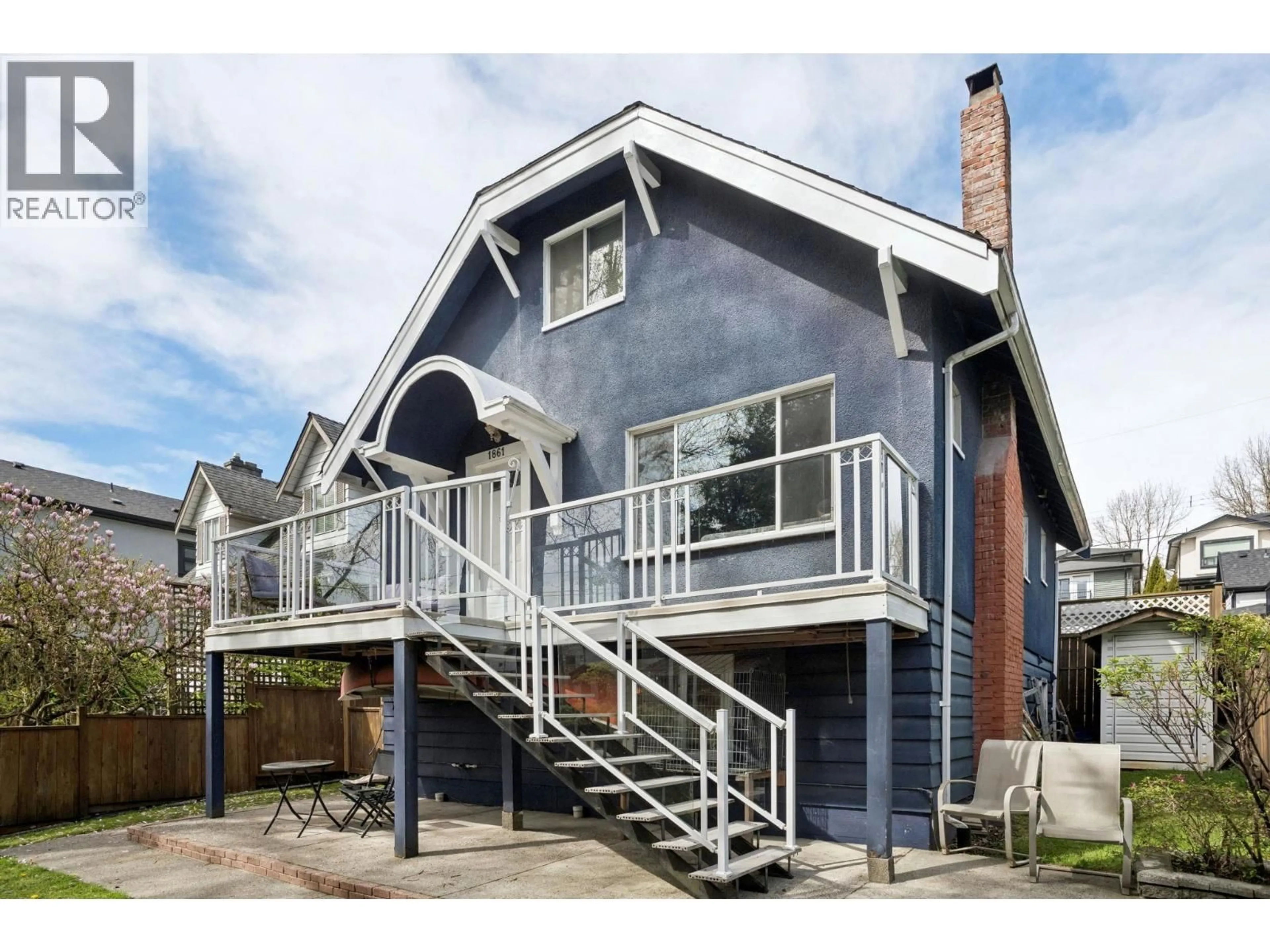 Home with vinyl exterior material, street for 1861 KENT AVENUE NORTH, Vancouver British Columbia V5P2S9