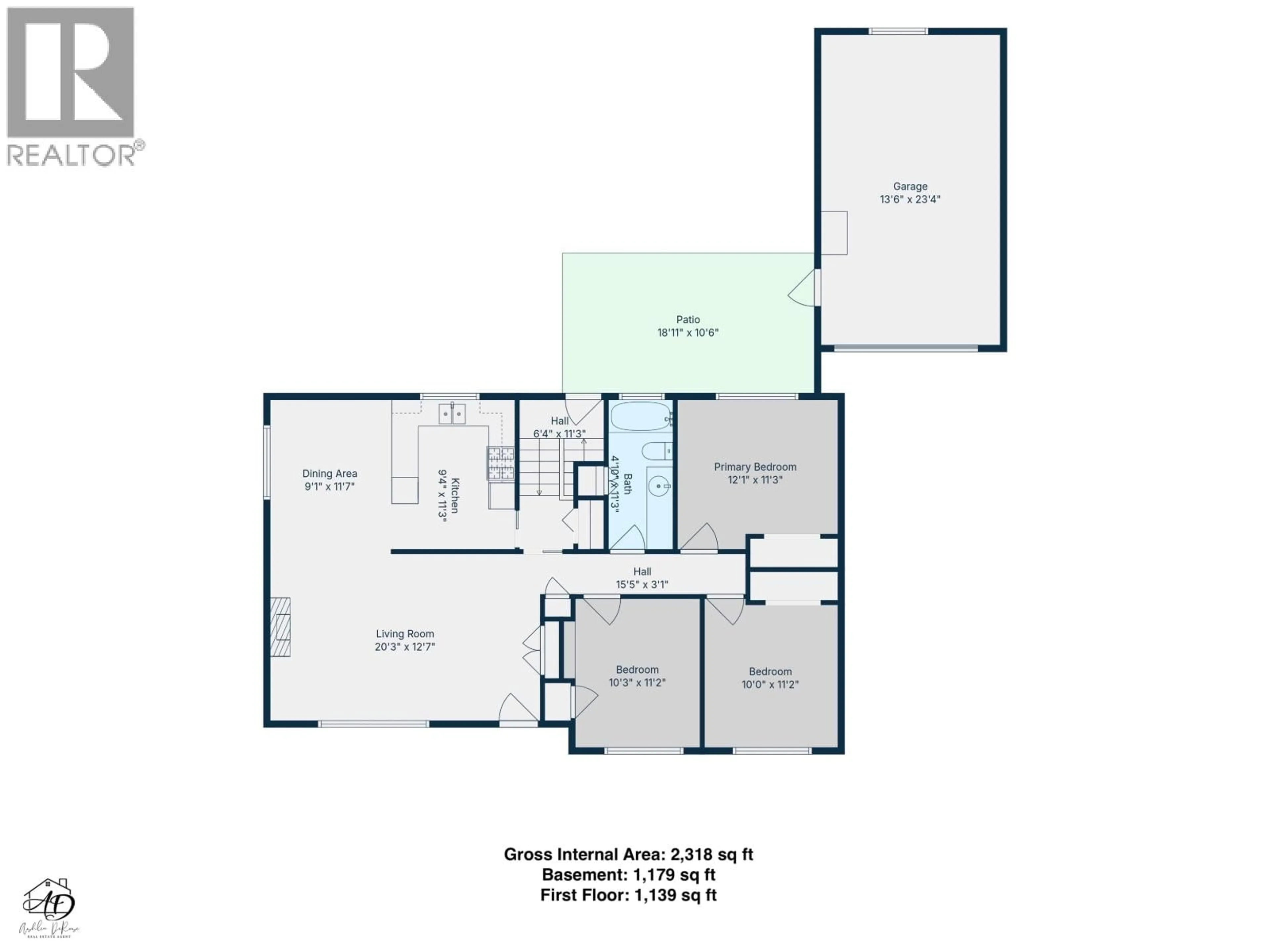Floor plan for 9611 108 AVENUE, Fort St. John British Columbia V1J2P9