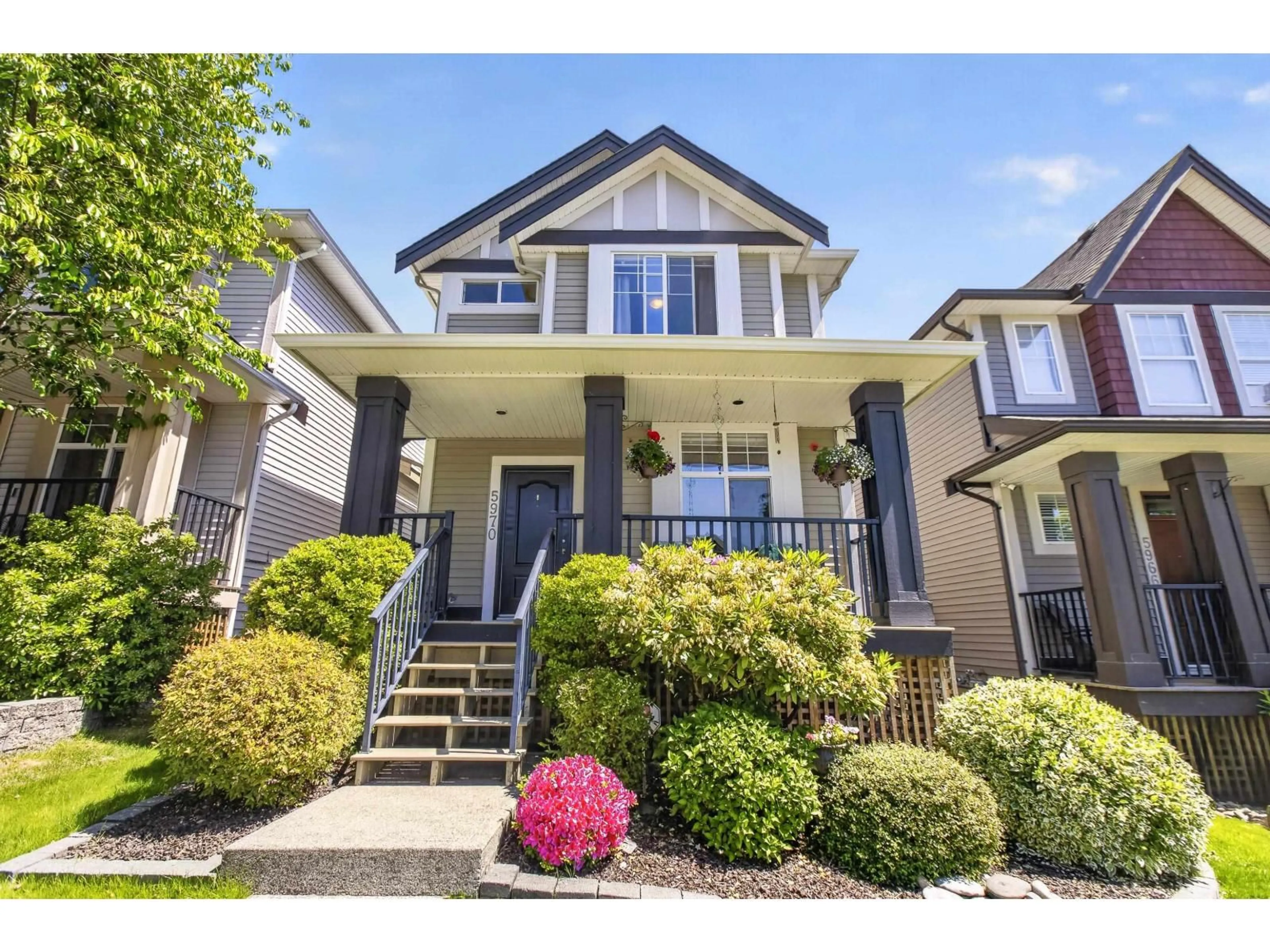 Home with vinyl exterior material, street for 5970 164 STREET, Surrey British Columbia V3S6M6