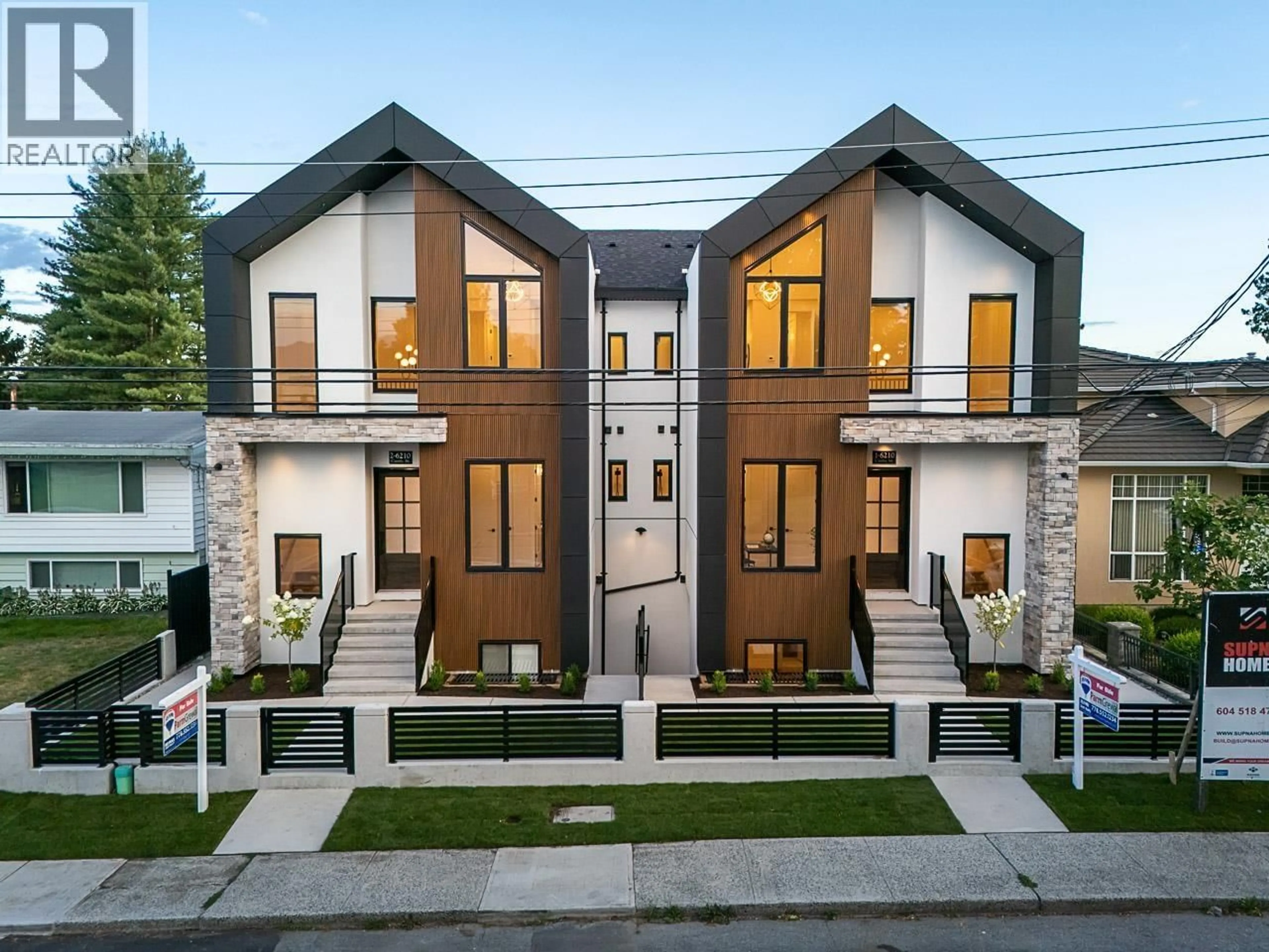 Home with brick exterior material, street for 2 - 6210 CURTIS STREET, Burnaby British Columbia V5B2A5
