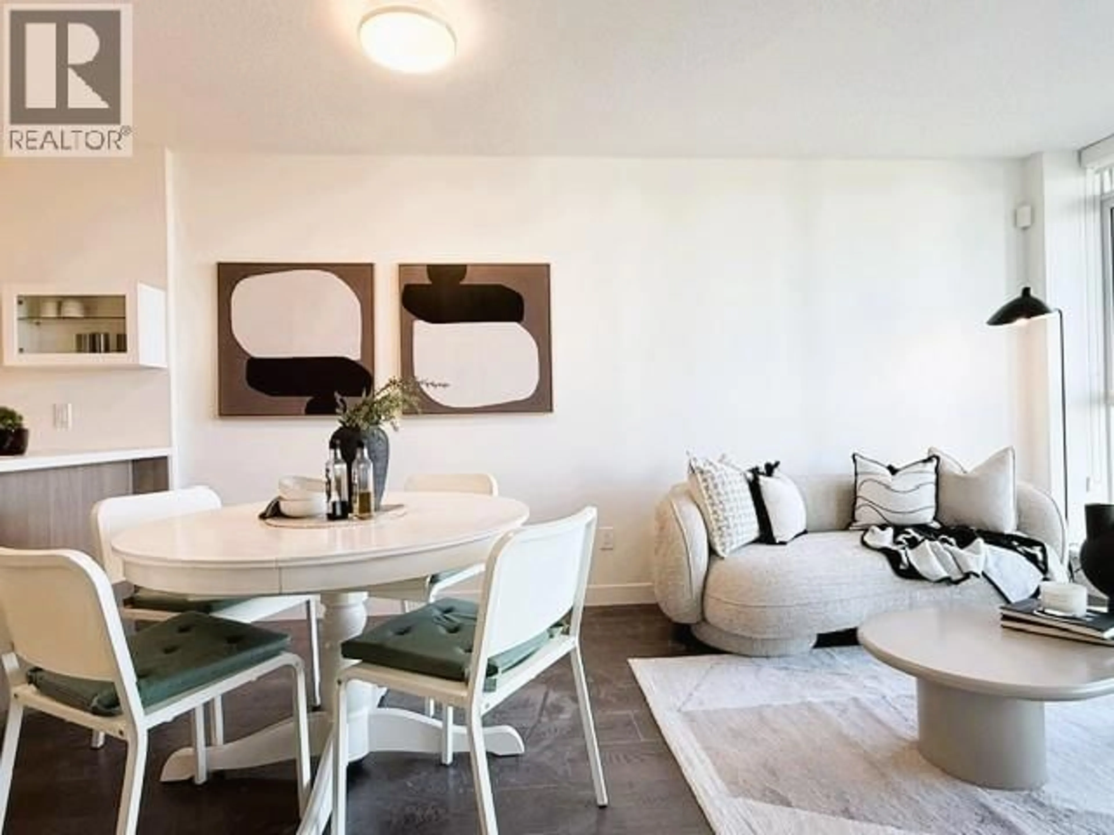 Living room with furniture, wood/laminate floor for 1209 - 9099 COOK ROAD, Richmond British Columbia V6Y0G5