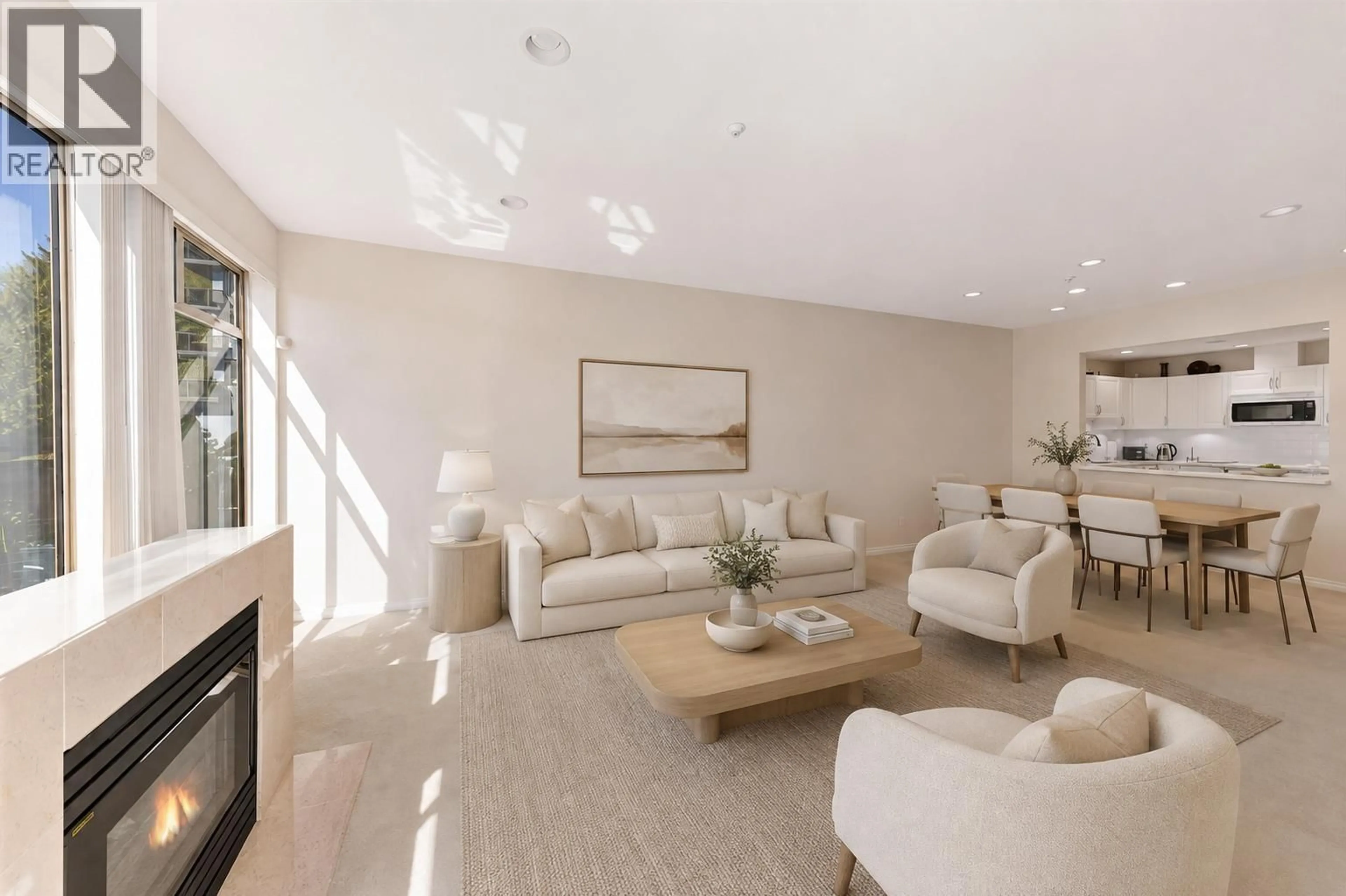 Living room with furniture, unknown for 302 - 1765 MARINE DRIVE, West Vancouver British Columbia V7V1J5